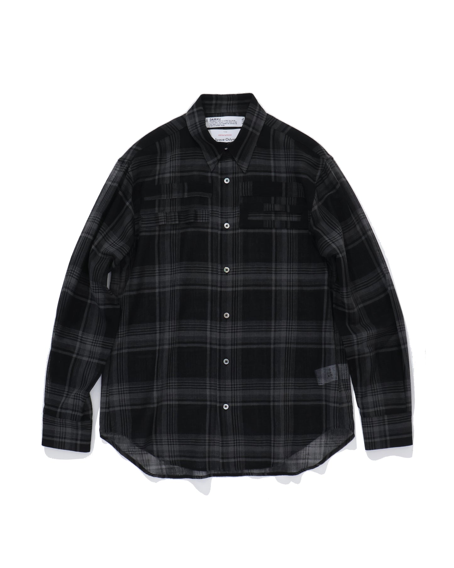 "Astronaut" Check Dress Shirt