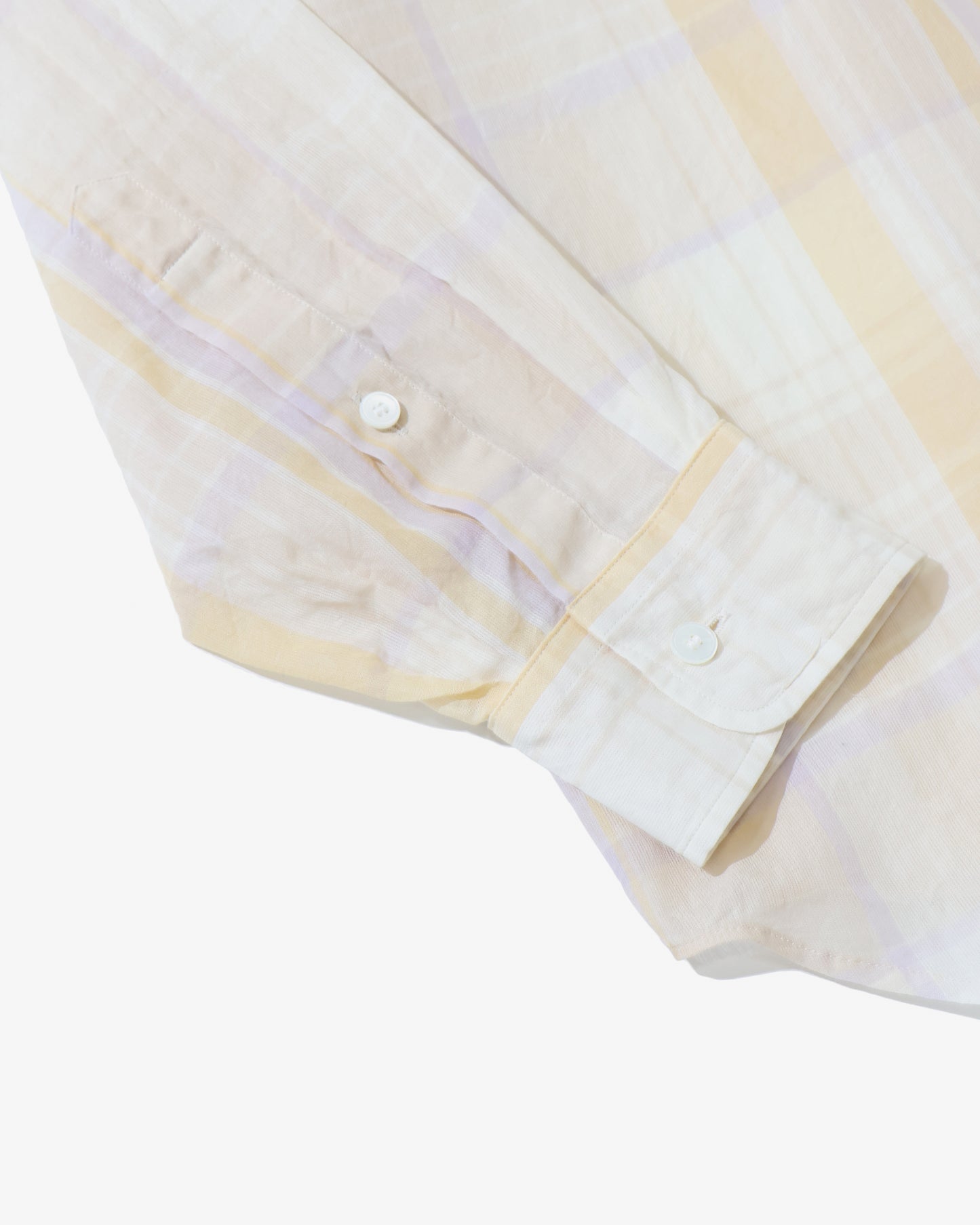 Gauze Plaid Plain Shirt PASTEL PLAID