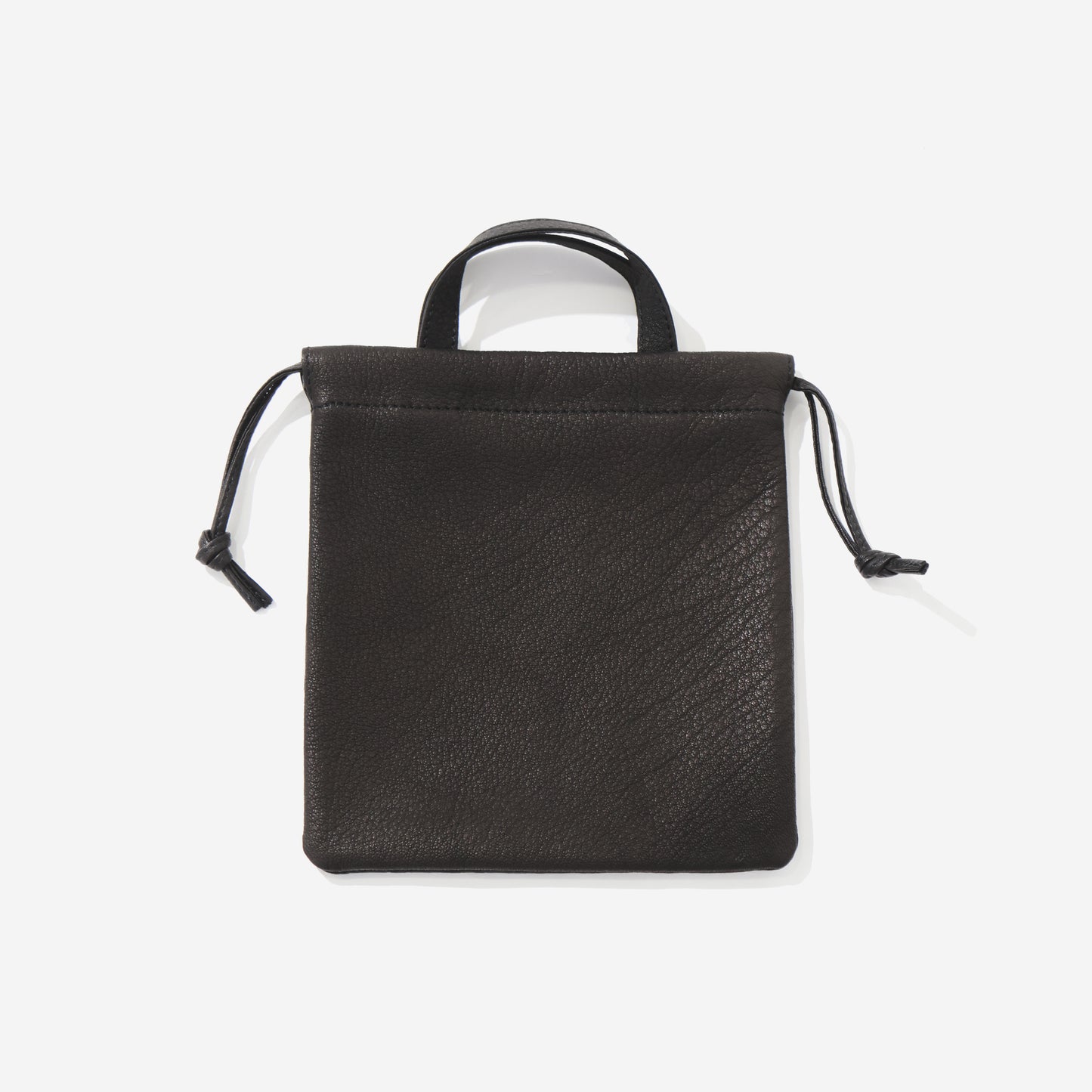 DOUBLE FACED DRAWSTRING POUCH + handle : S