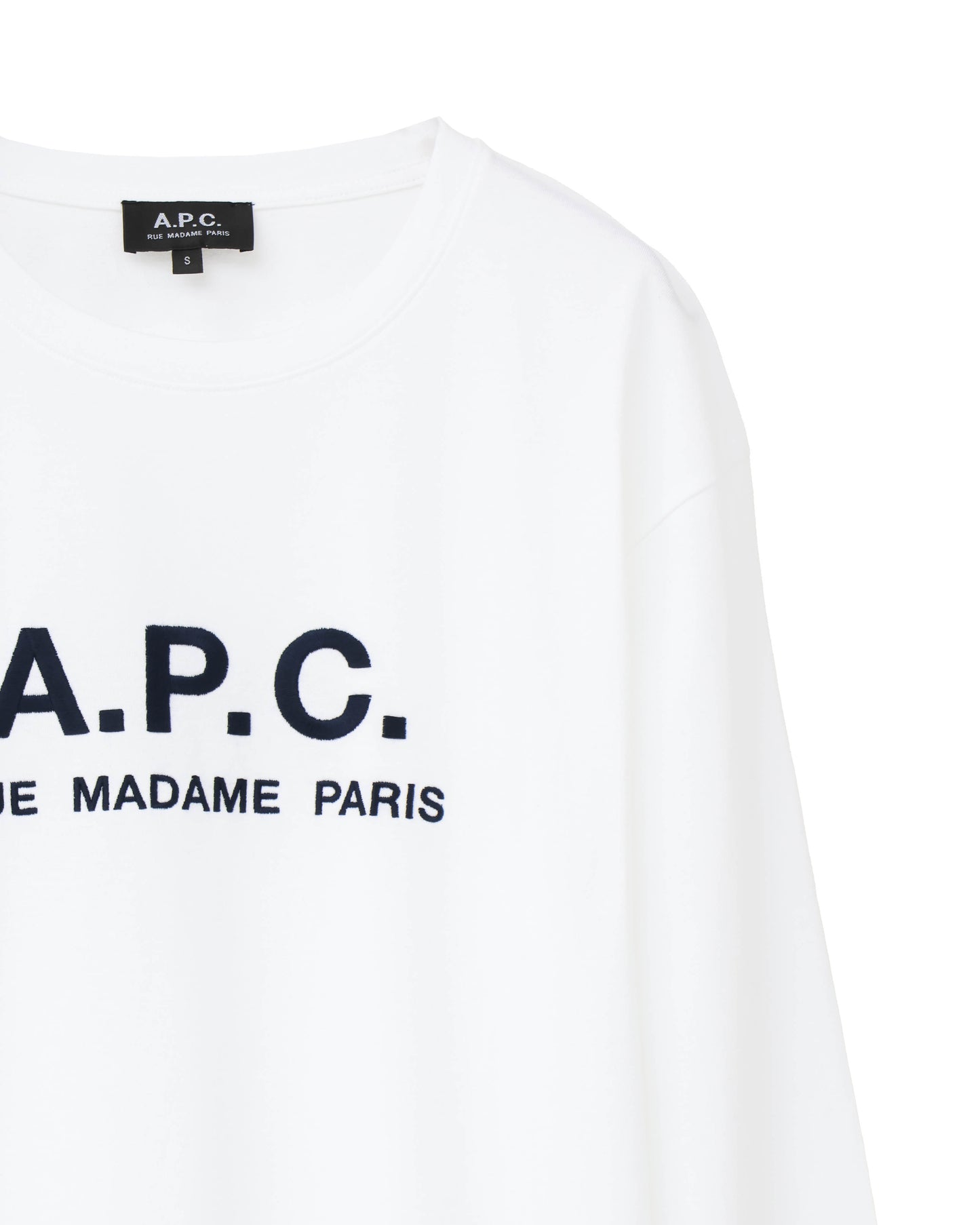 T-SHIRT RUE MADAME H MANCHES LONGUES WHITE