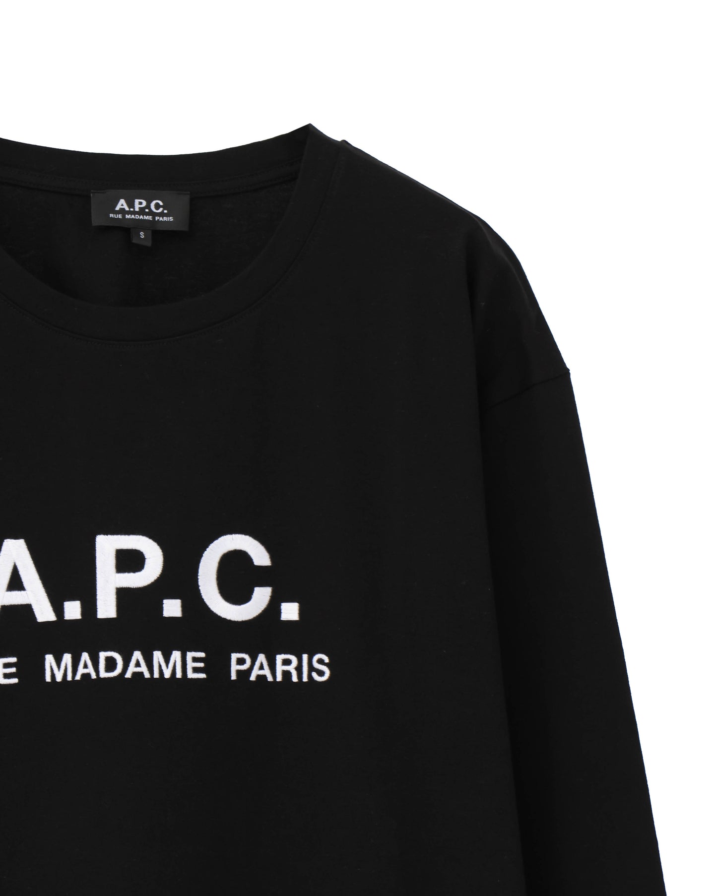 T-SHIRT RUE MADAME H MANCHES LONGUES BLACK