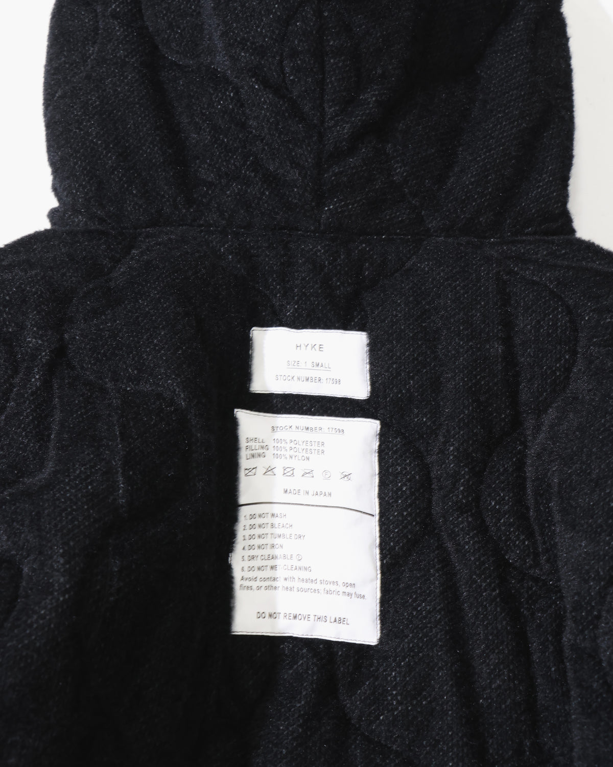 FLEECE QUILTED HOODED JACKET 17598