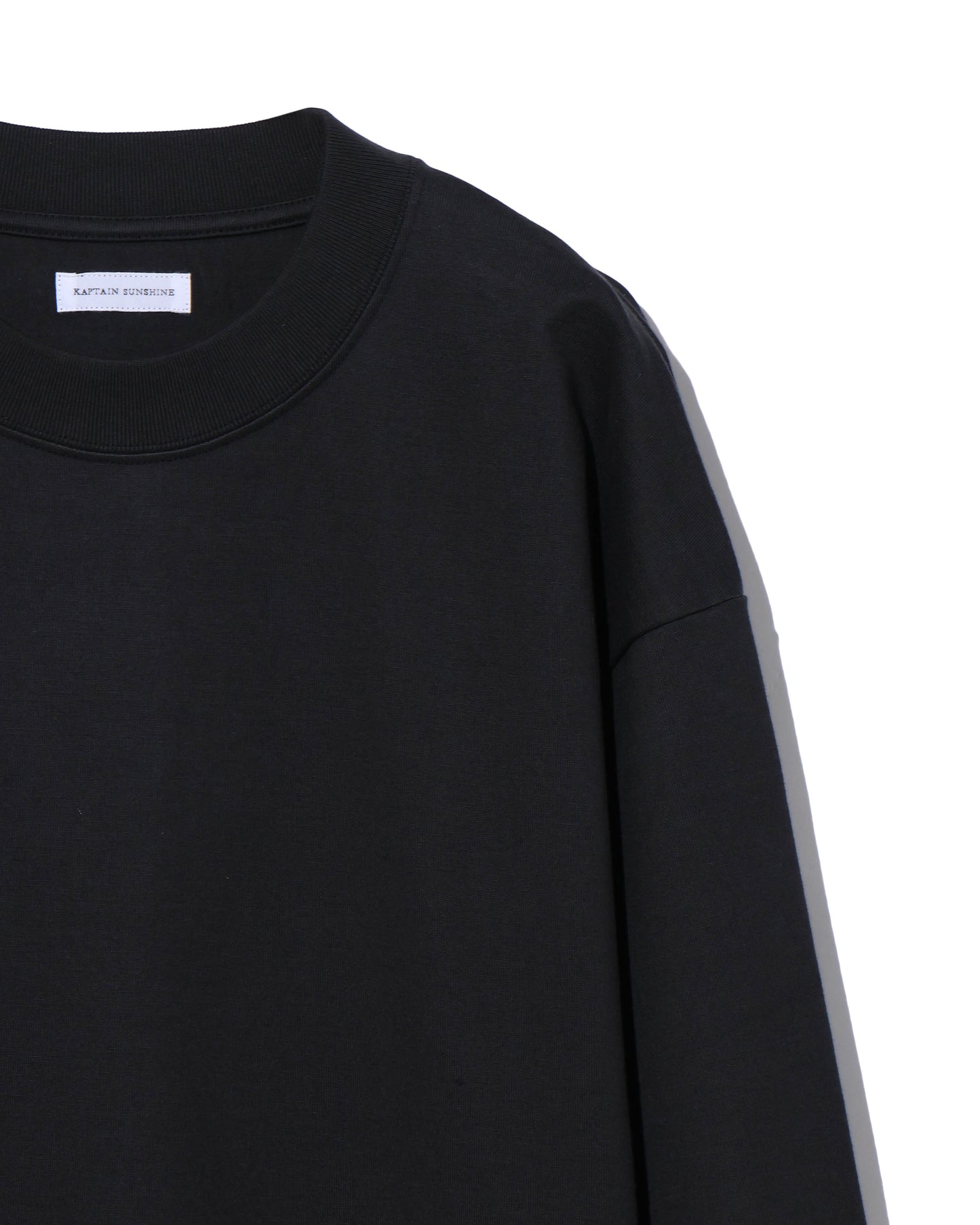 Suvin Supima Tube L/S Tee Heavy INK BLACK