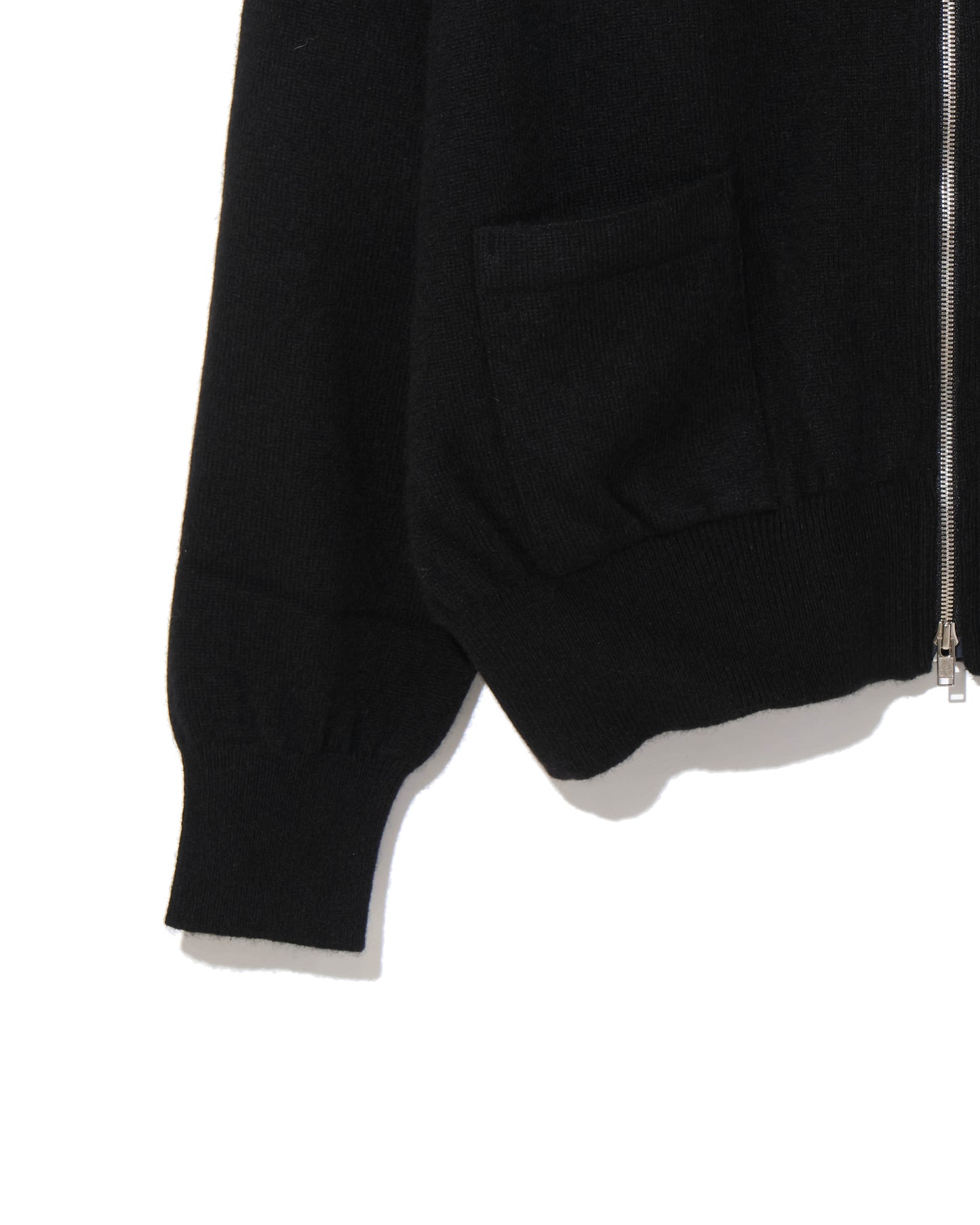American deadstock Zipup Sweater Black
