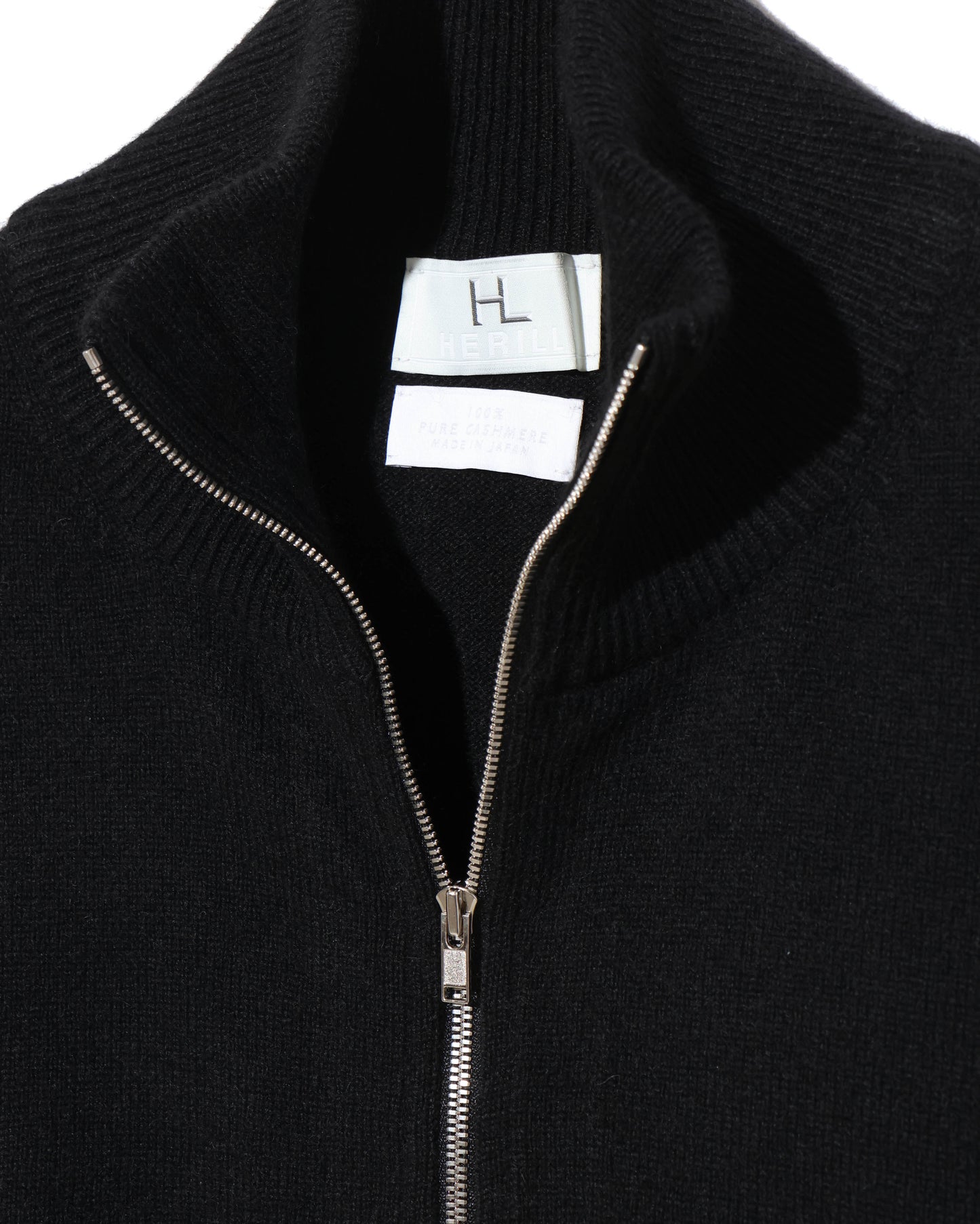 American deadstock Zipup Sweater Black