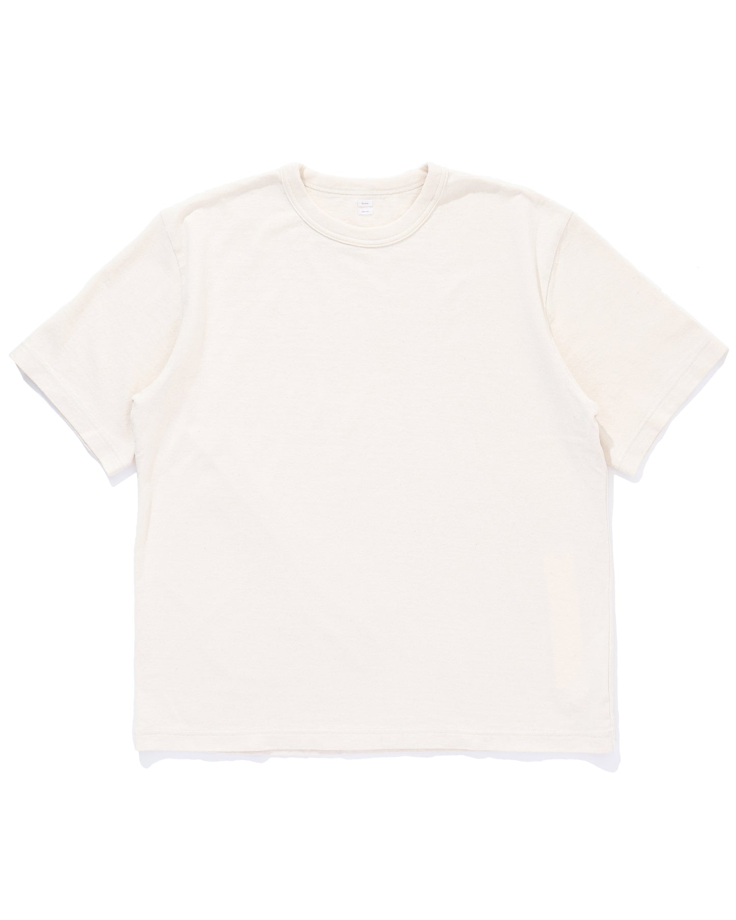 Co/Silk Nep Plain Tee Ivory