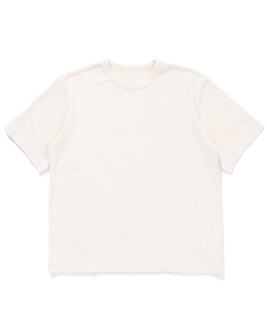 Co/Silk Nep Plain Tee Ivory