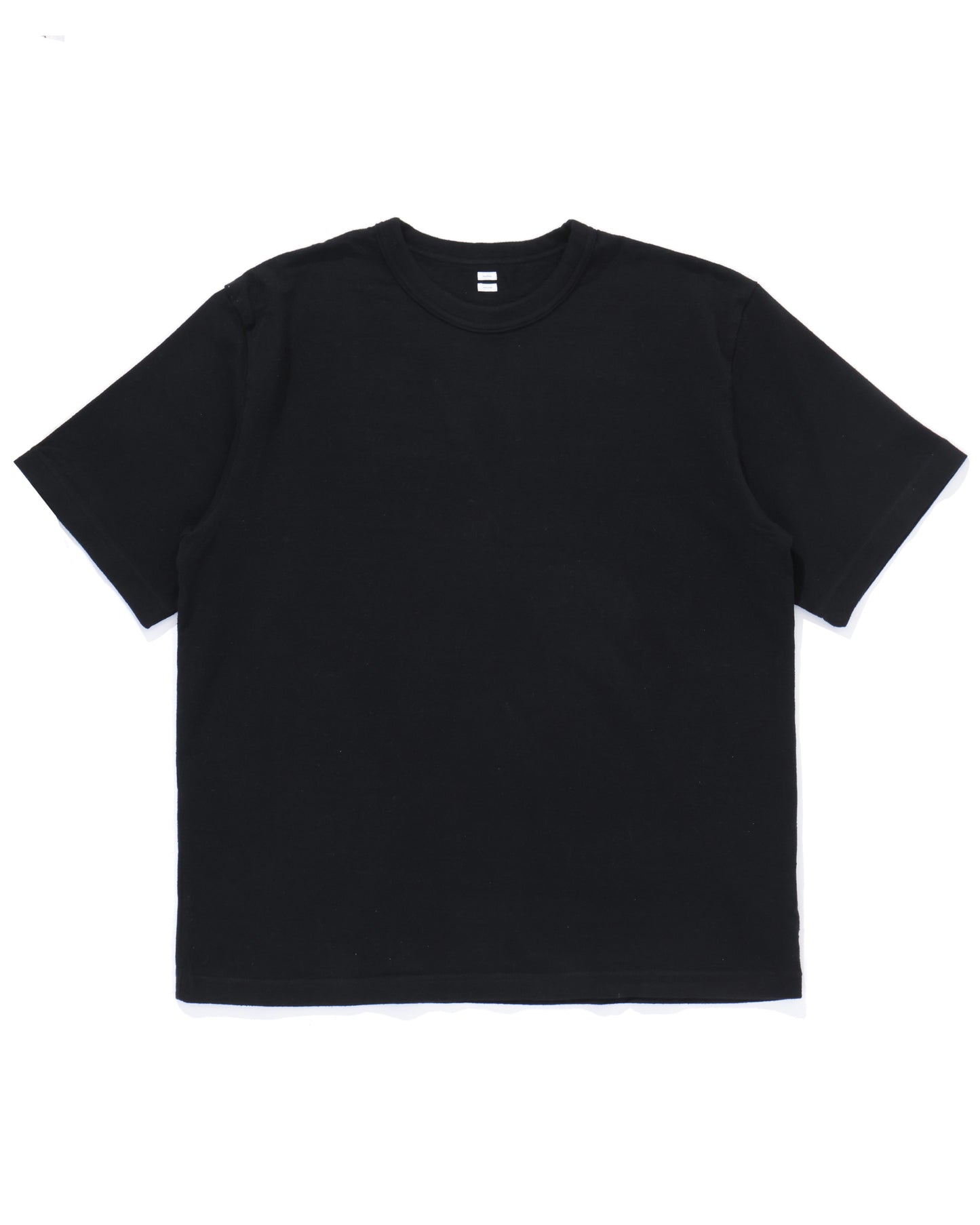 Co/Silk Nep Plain Tee Black