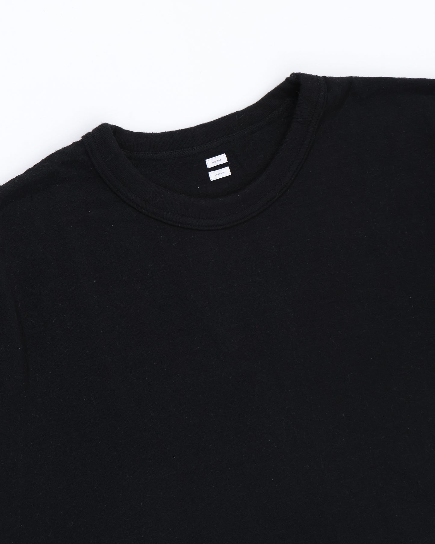 Co/Silk Nep Plain Tee Black