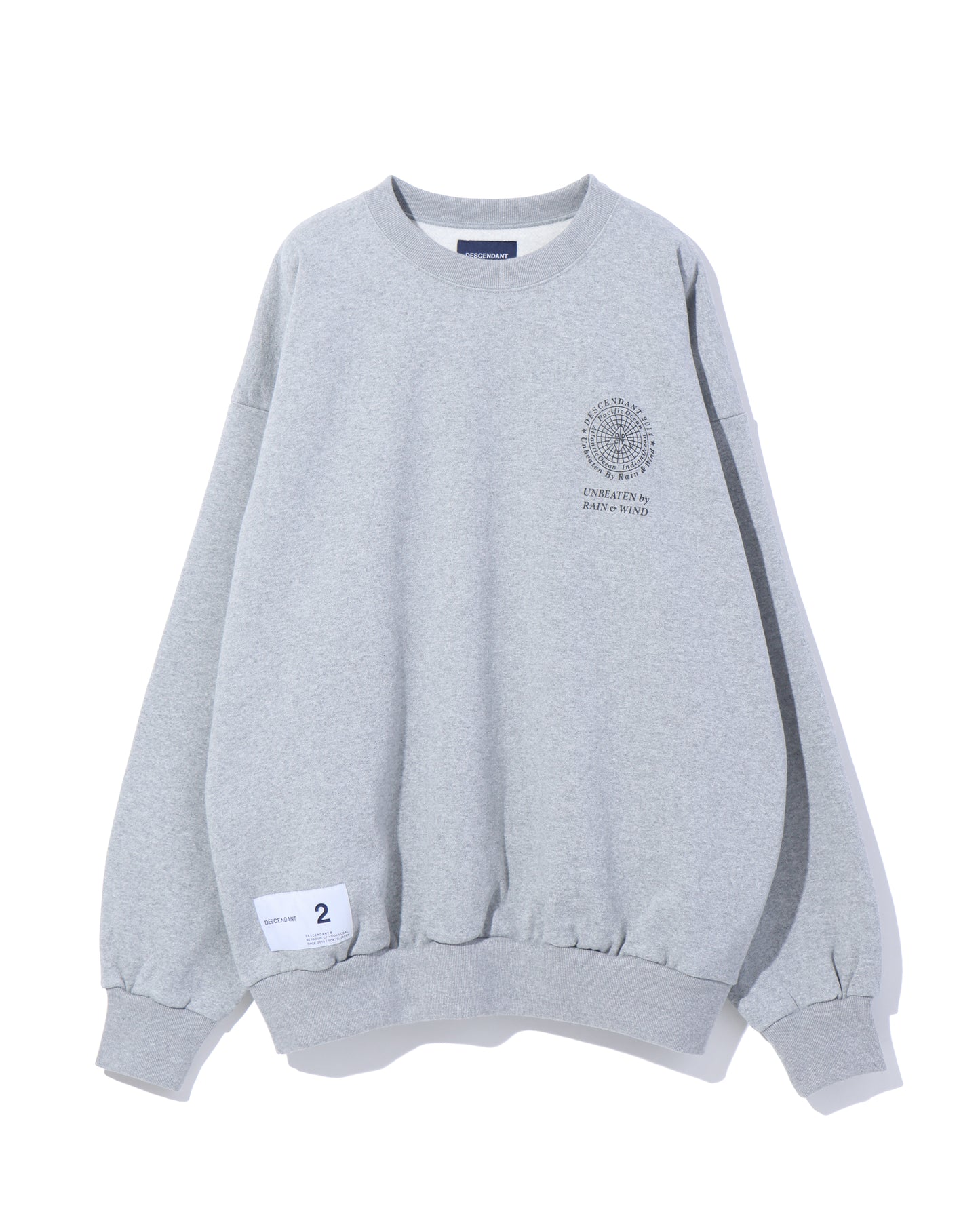 STERN CREW NECK GRAY