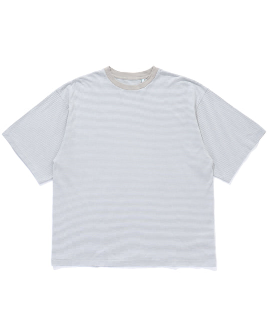 Hard Twisted Stripe Jersey S/S Tee GRAY STRIPE