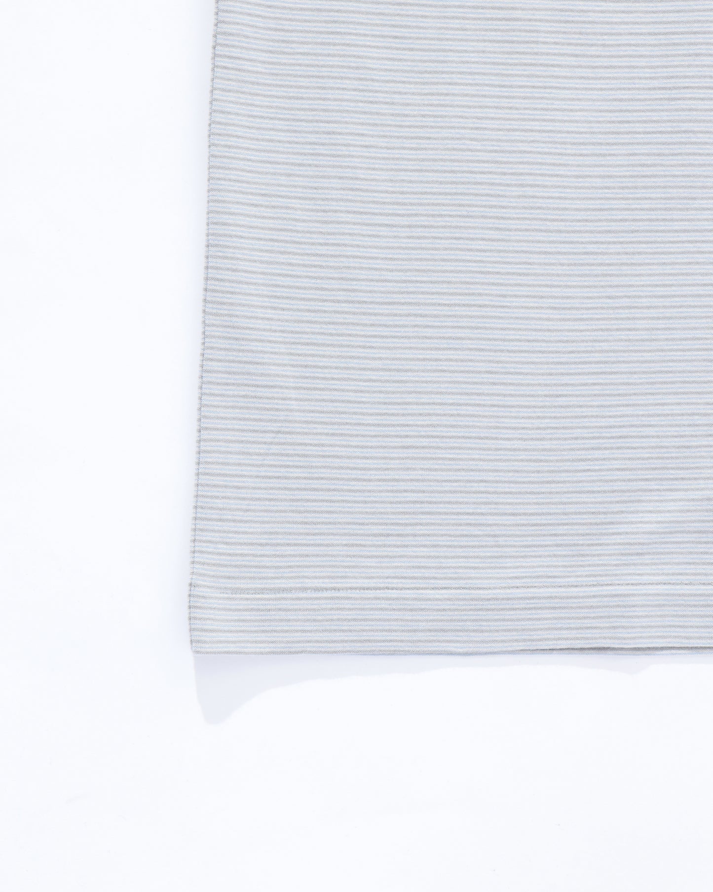 Hard Twisted Stripe Jersey S/S Tee GRAY STRIPE