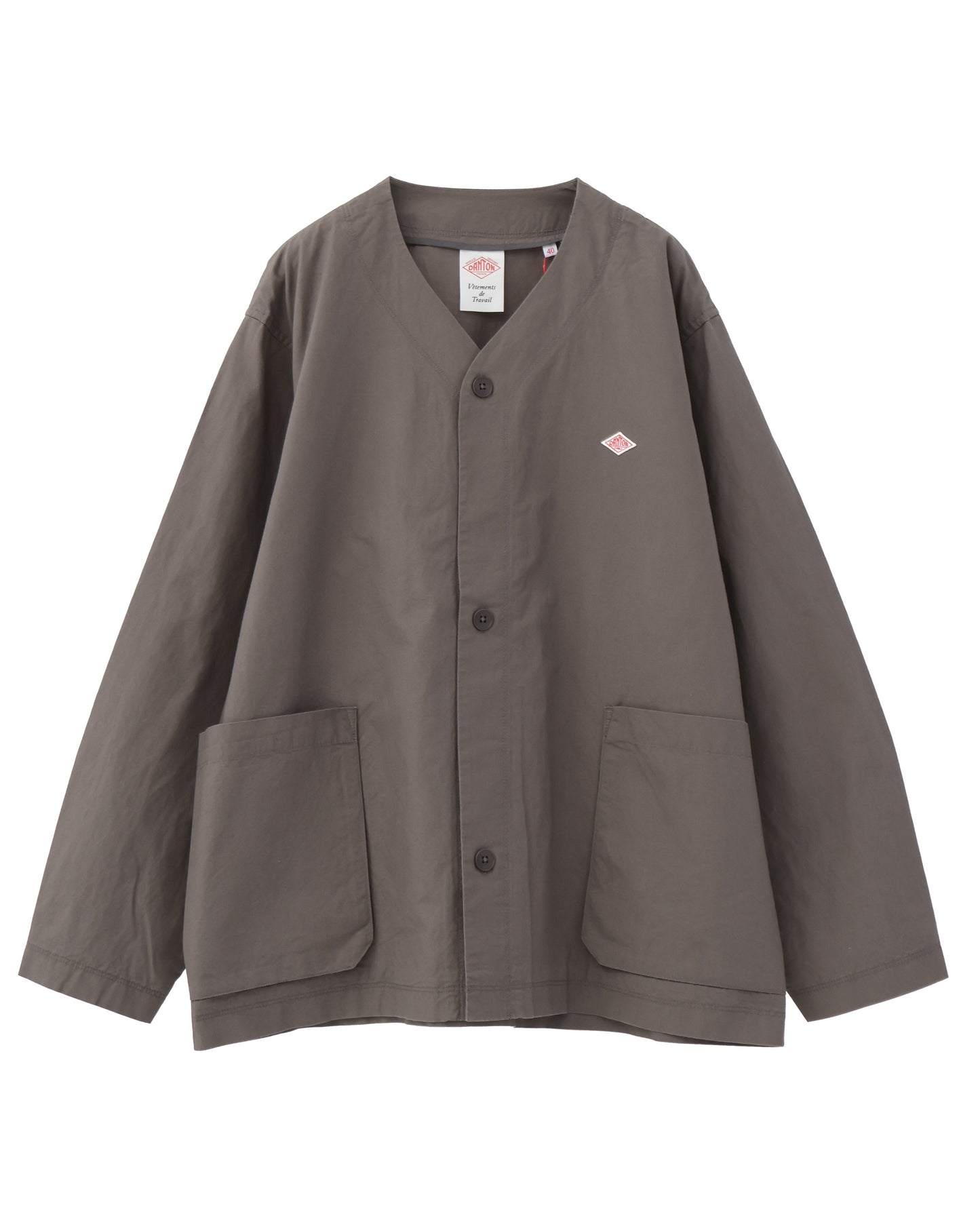 COLLARLESS JACKET
