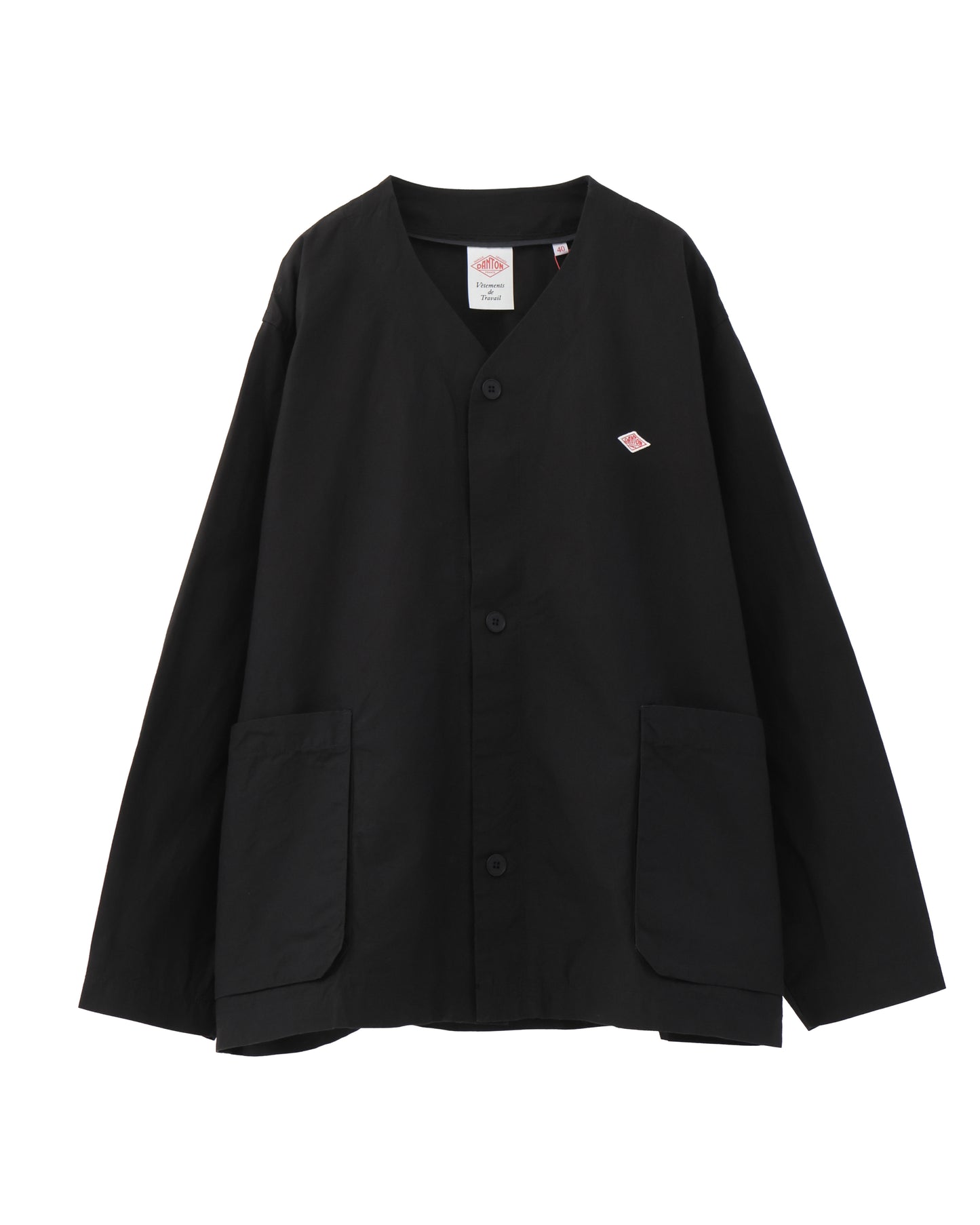 COLLARLESS JACKET