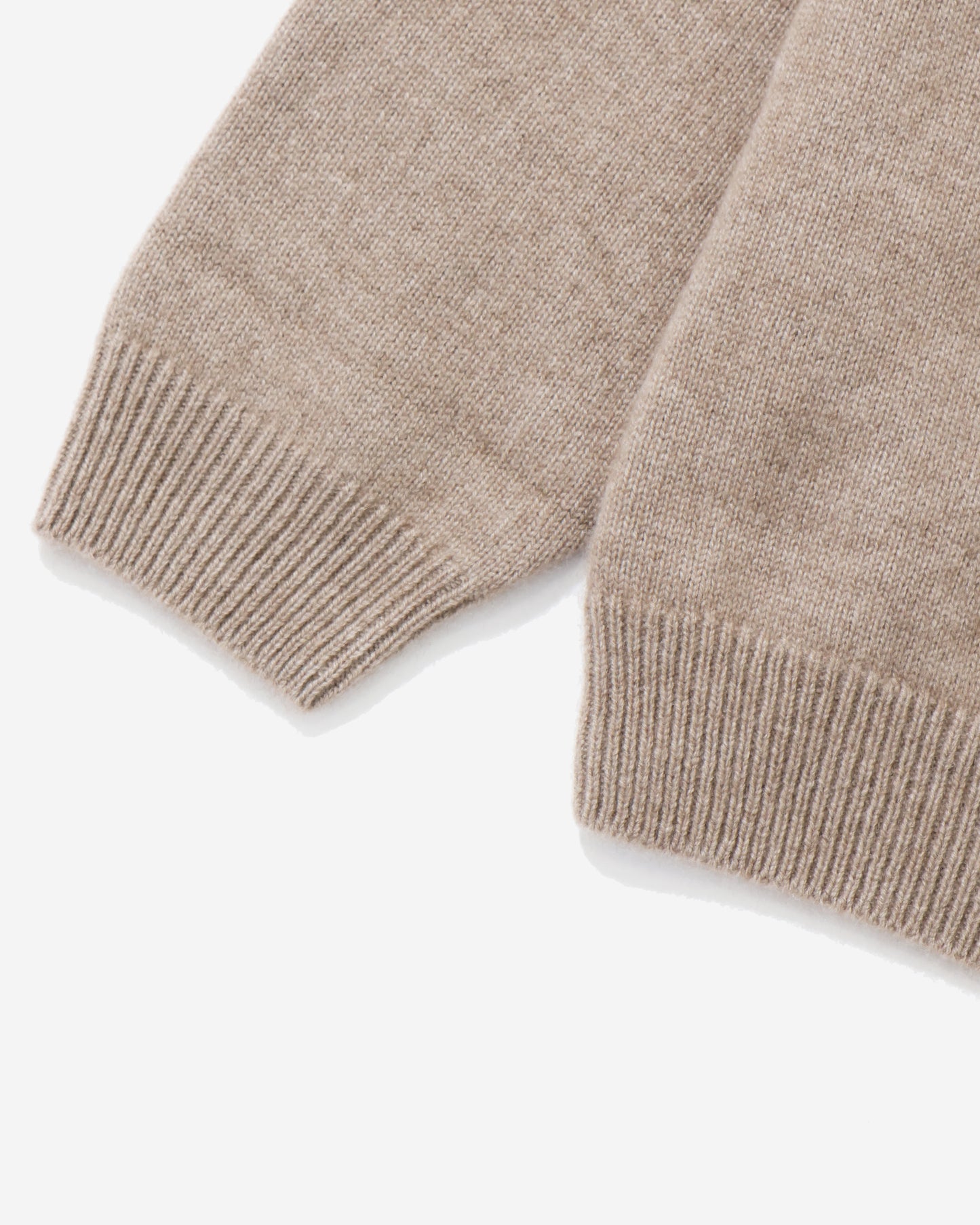 BABY CASHMERE KNIT P/O NATURAL BROWN