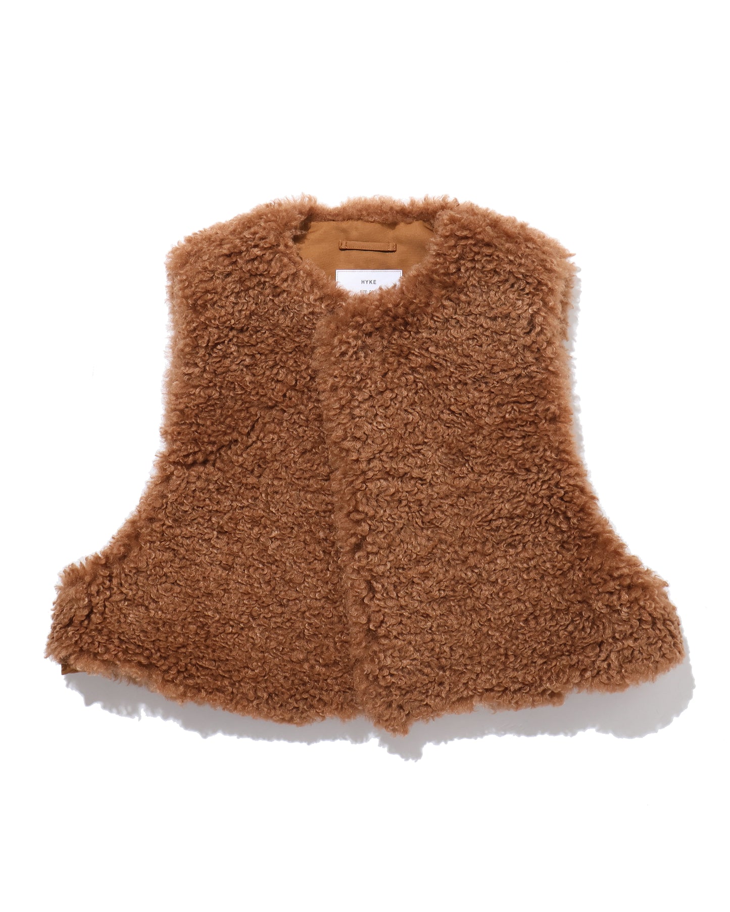 FAUX SHEARLING CROPPED VEST 17524