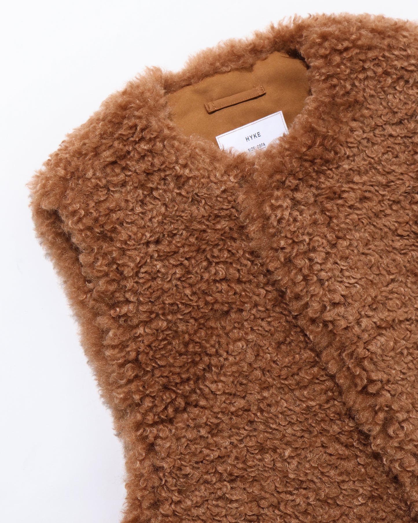 FAUX SHEARLING CROPPED VEST 17524