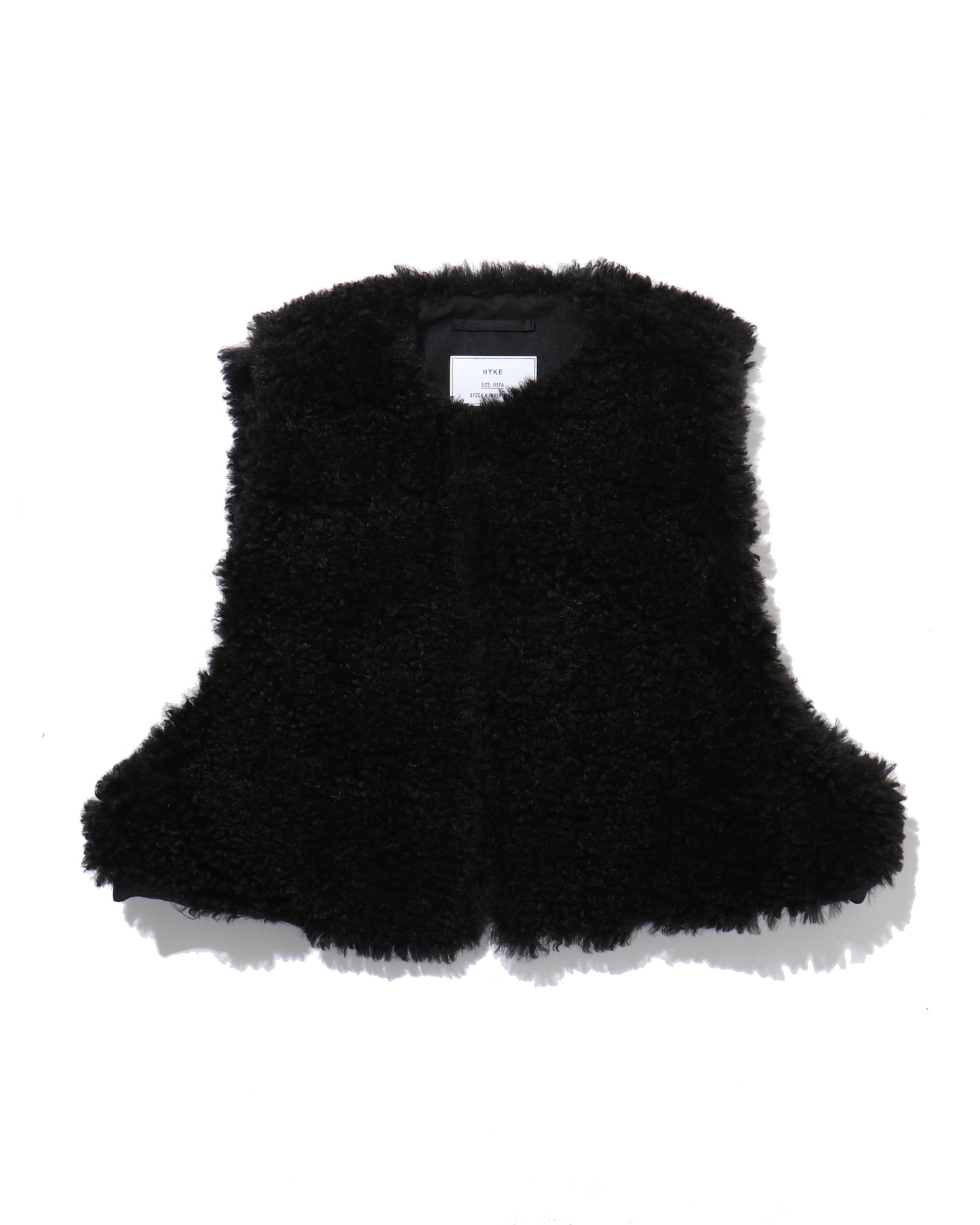 FAUX SHEARLING CROPPED VEST 17524