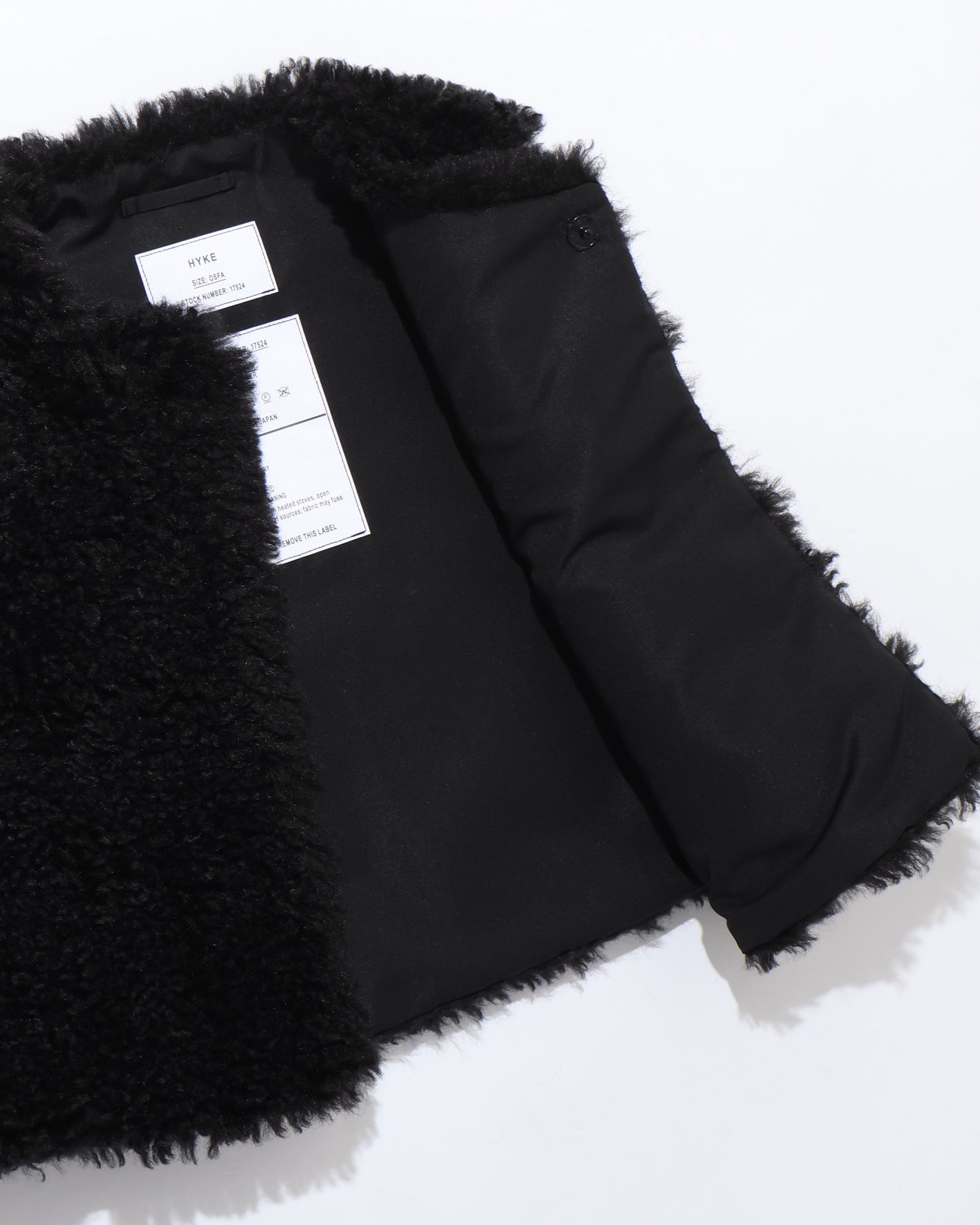 FAUX SHEARLING CROPPED VEST 17524