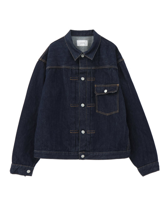 Single Pocket Denim Jacket (Real Indigo) NAVY(One Wash)
