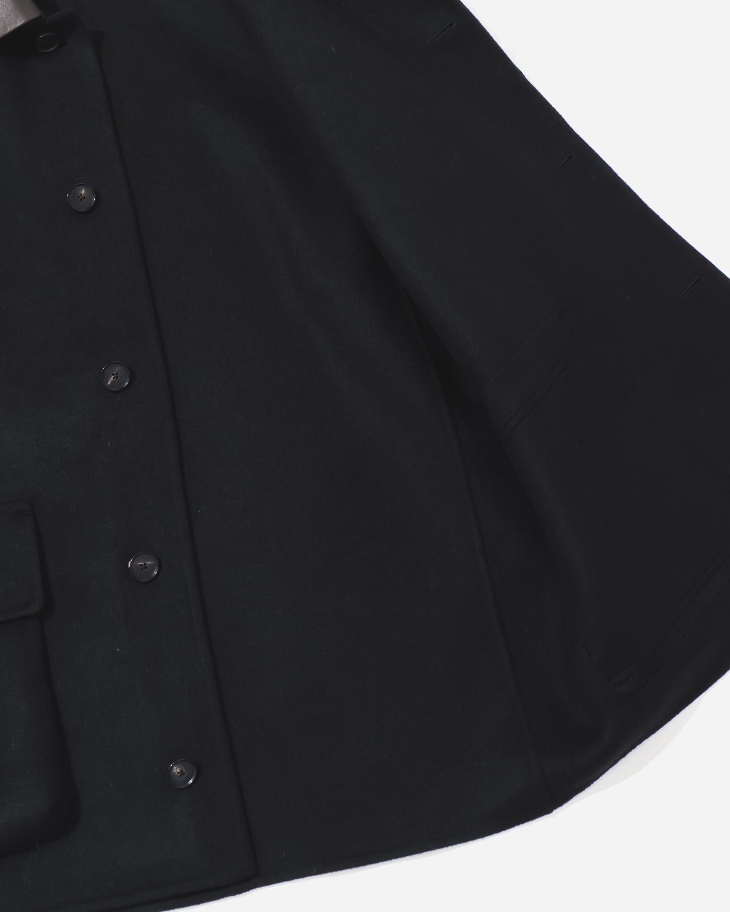 CASHMERE MELTON HAND SEWN BLOUSON