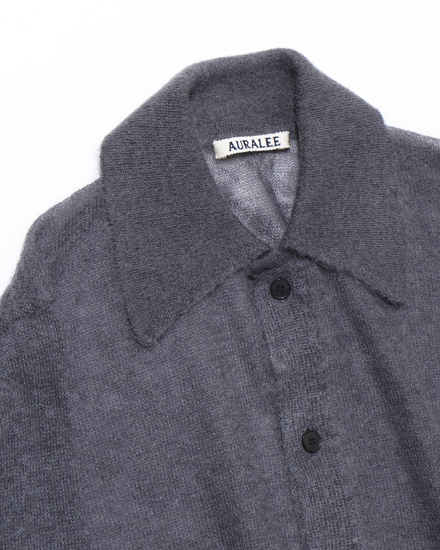 KID MOHAIR SHEER KNIT CARDGAN