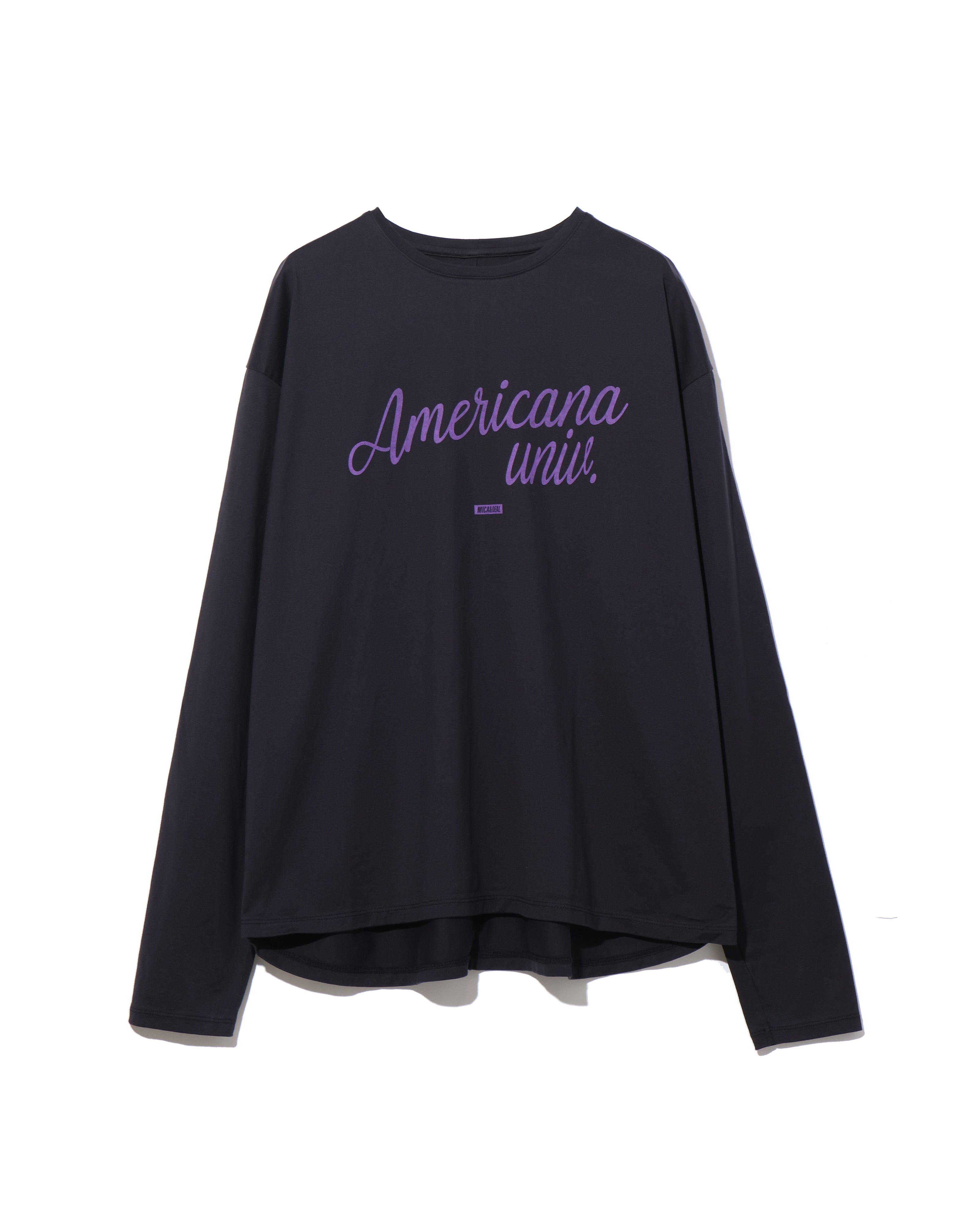 ★Americana×MICANA★スミクロT★ AMERICANA × MICA long tee – TIME AFTER TIME