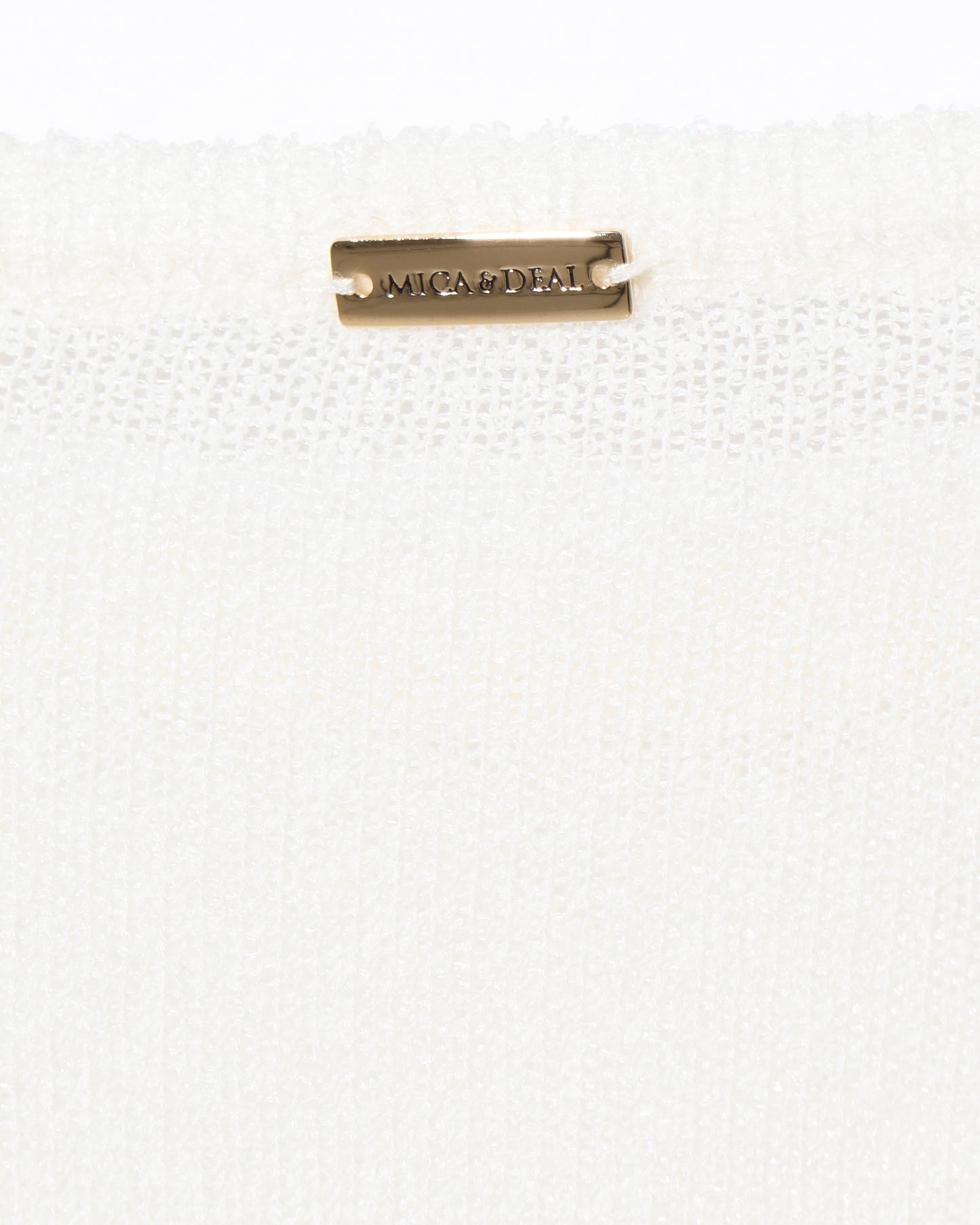 sheer knit tee