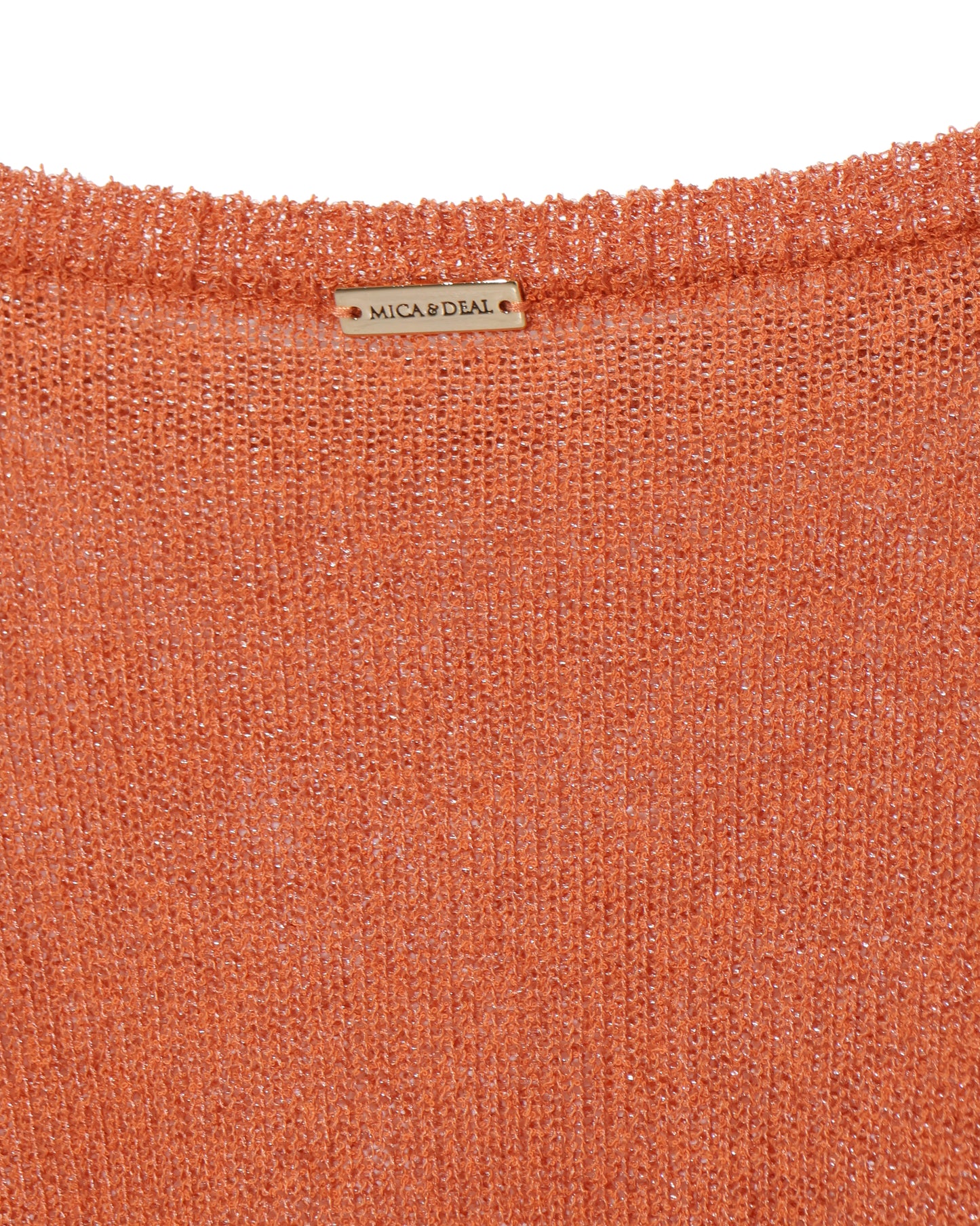 sheer knit tee
