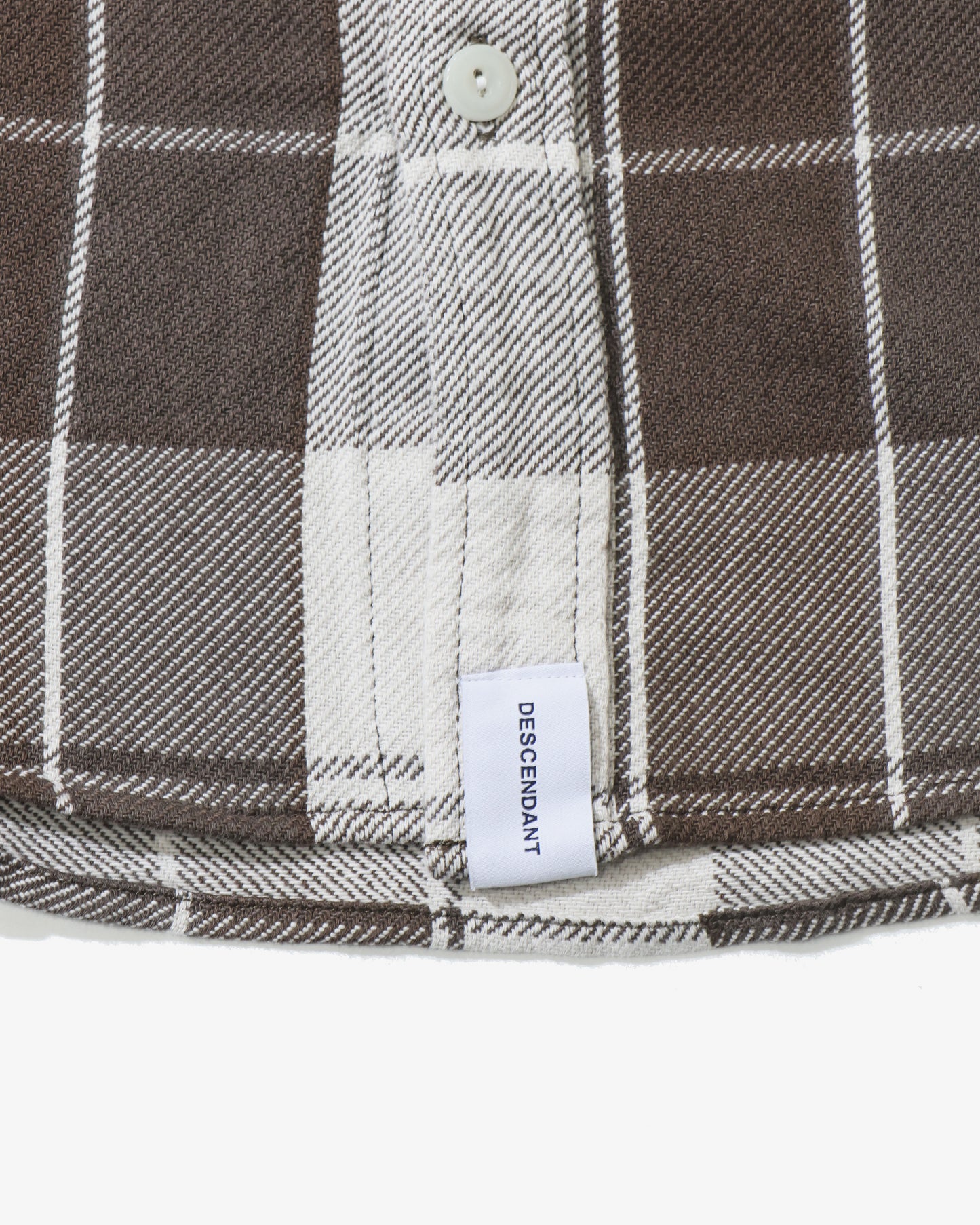 VANNING PLAID LS SHIRT BROWN