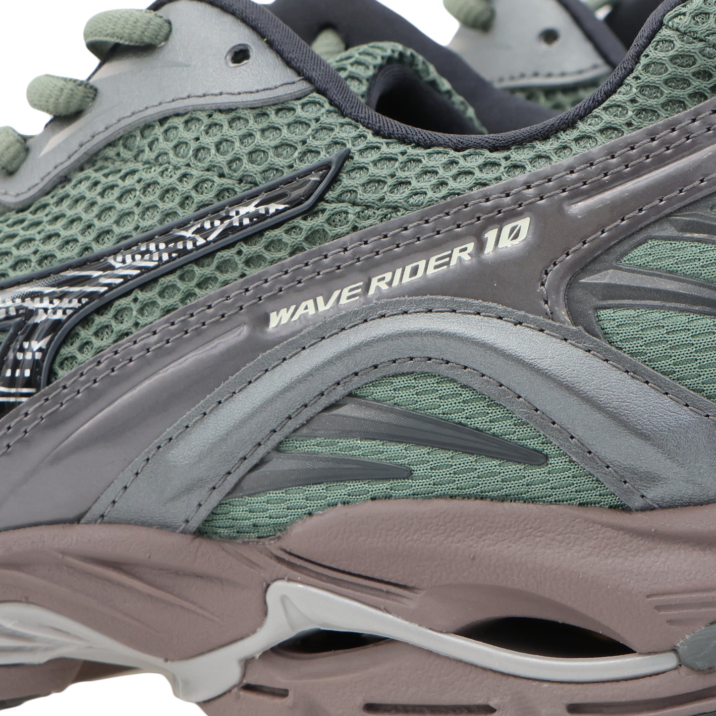 WAVE RIDER 10 OLIVE GREEN×BLACK×METALLIC GRAY