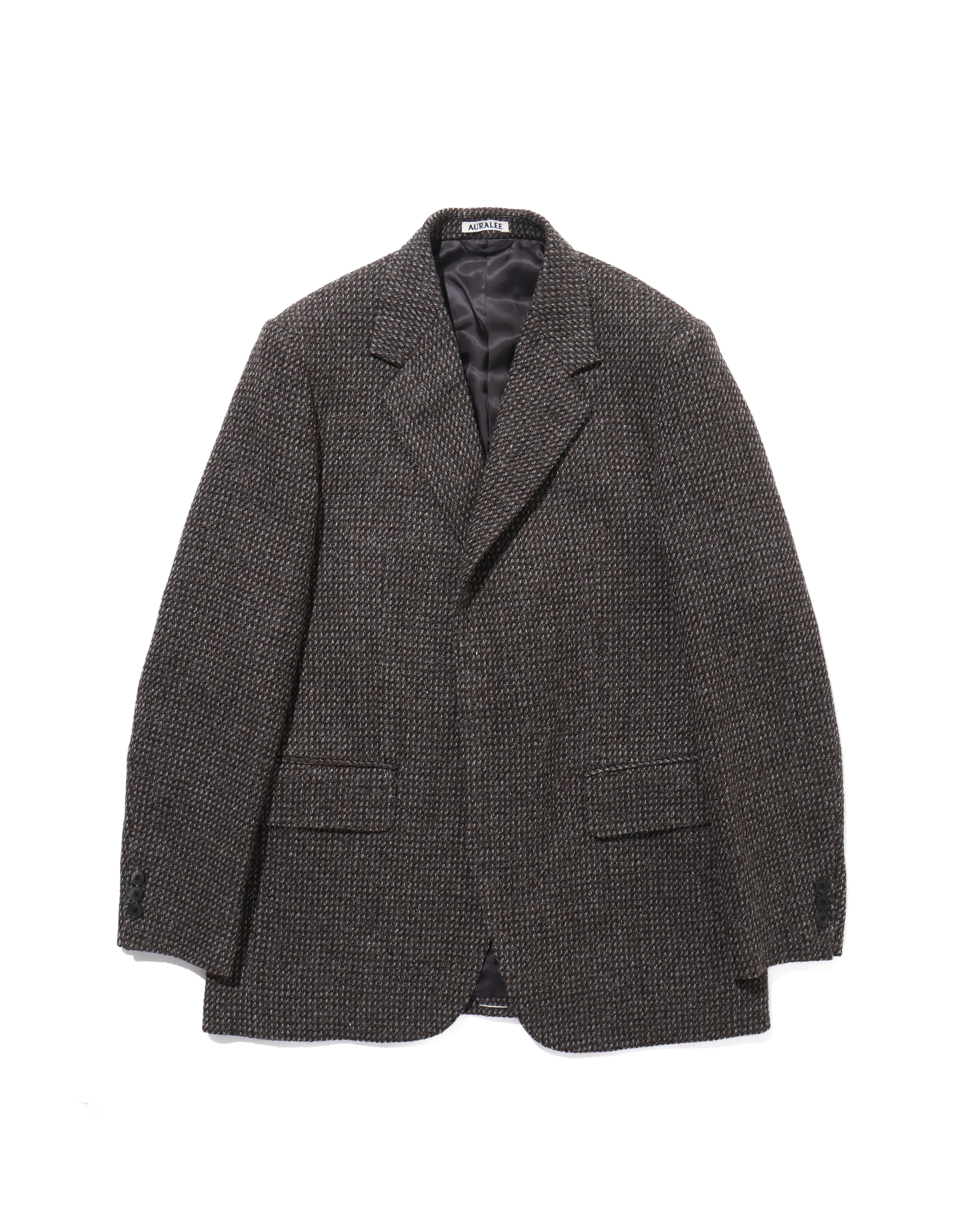ALPACA WOOL SILK TWEED OVER JACKET – TIME AFTER TIME