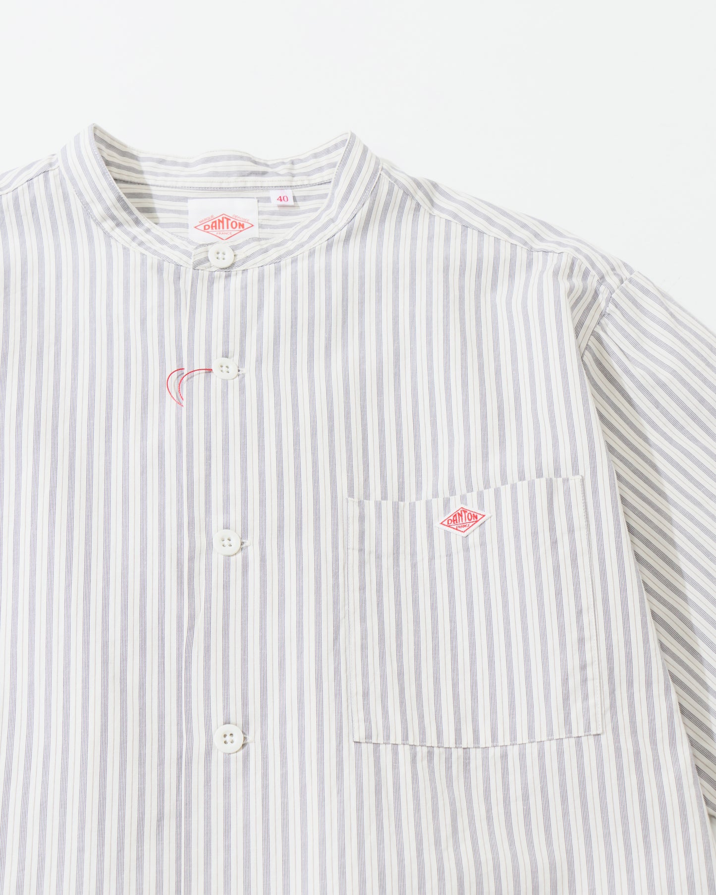 BAND COLLAR SHIRT S/S