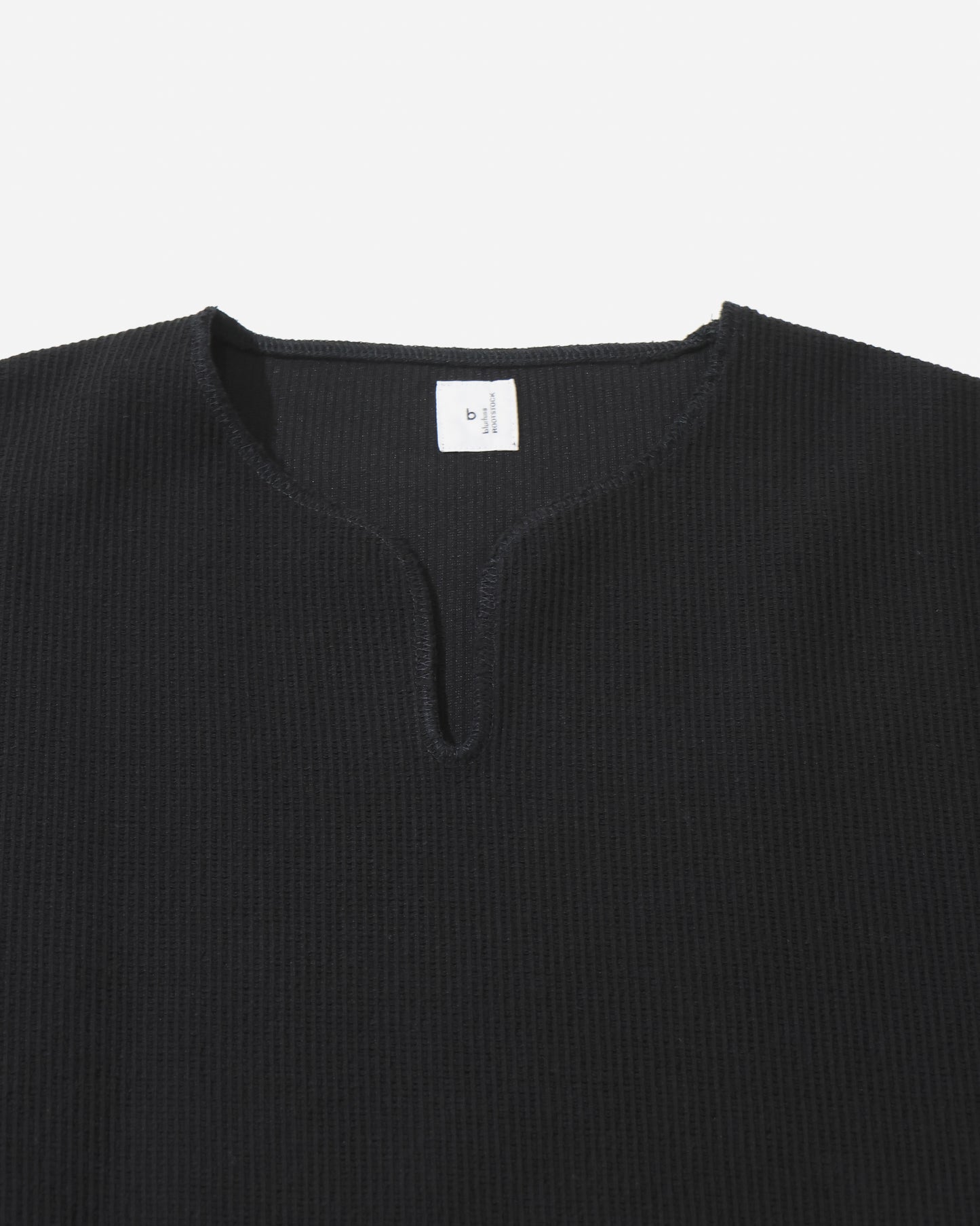 Rough&Smooth Thermal Over-neck Black