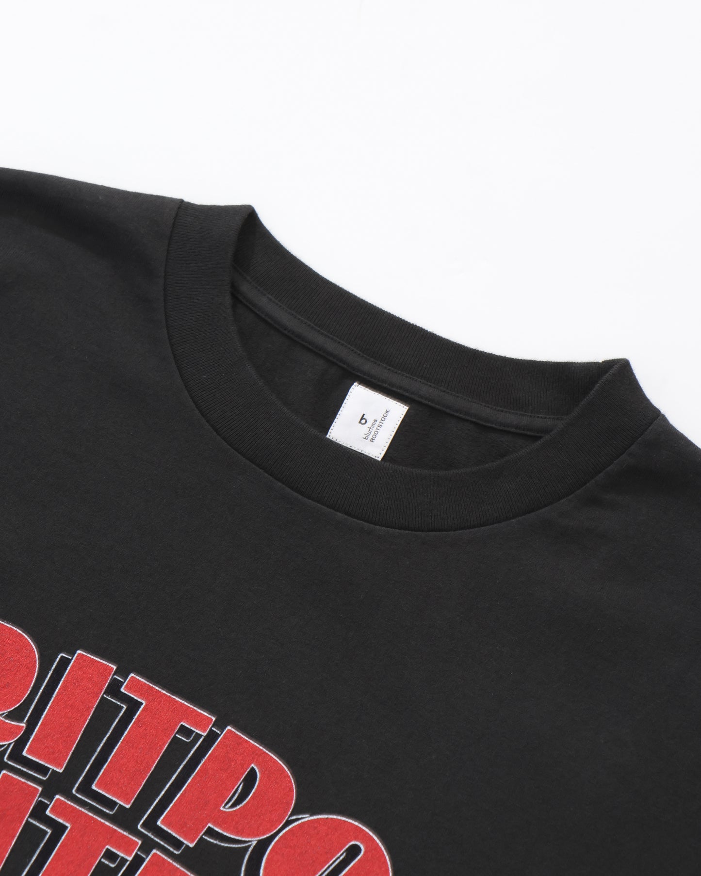 BRITPOP Print Tee STANDARD InkBlack×Red-PT