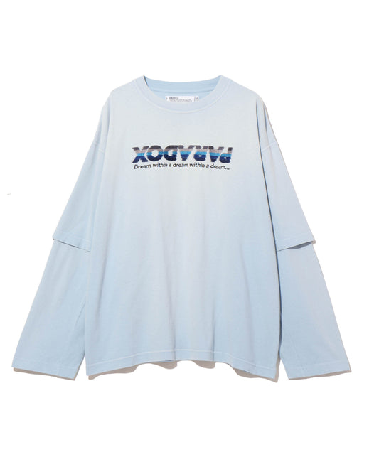 "PARADOX" Embroidery Switching Tee