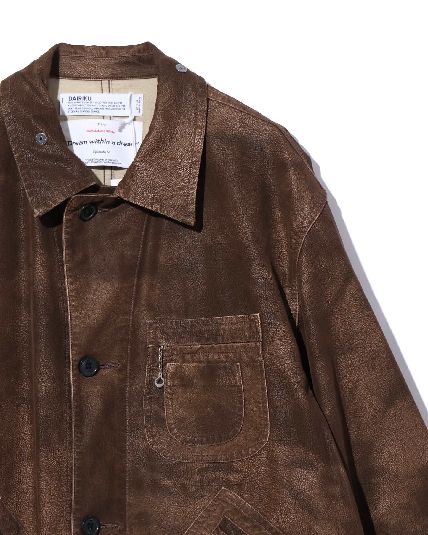 Artificial Leather Hunting Jacket