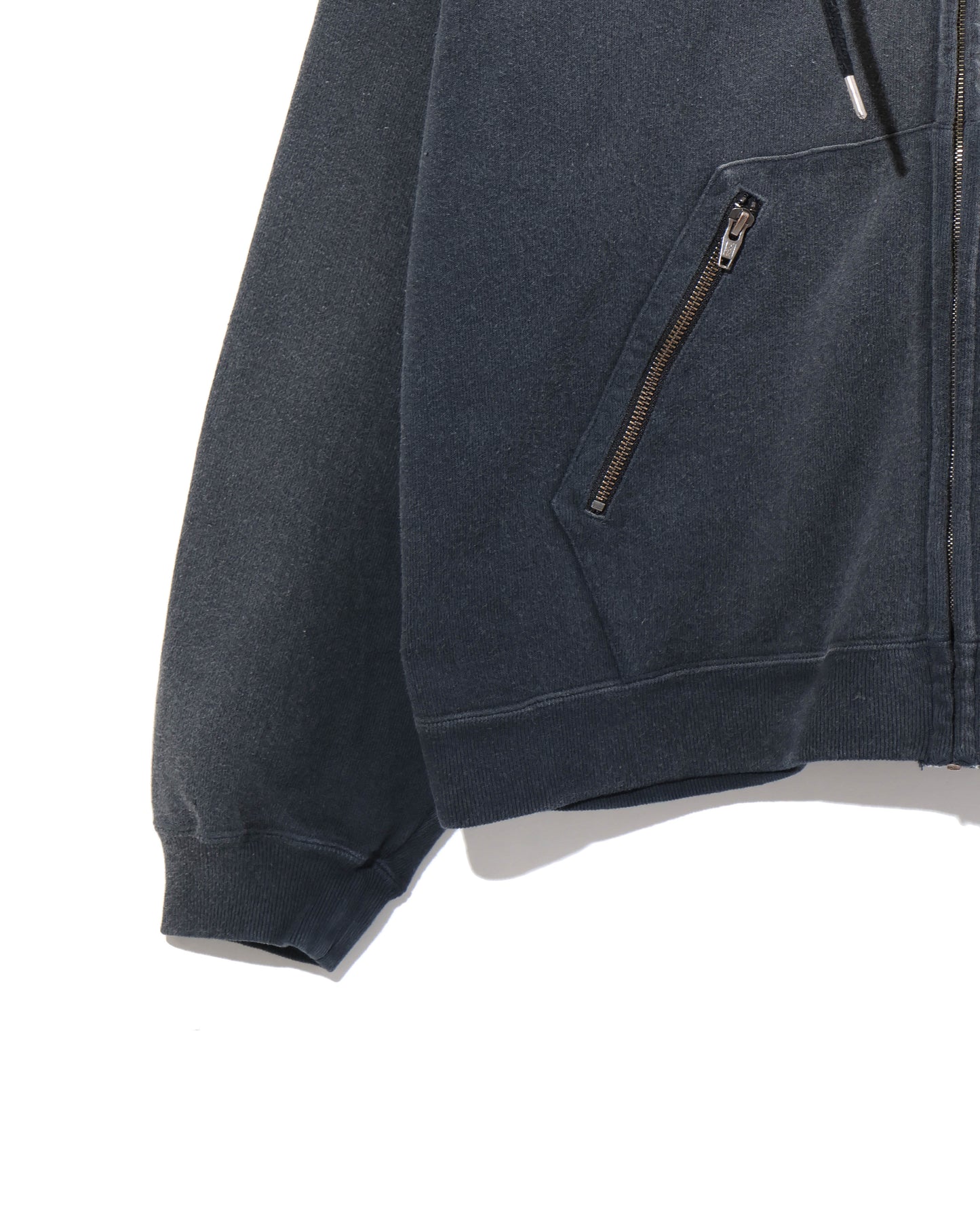 5-Zip Vintage Dyed Hoodie