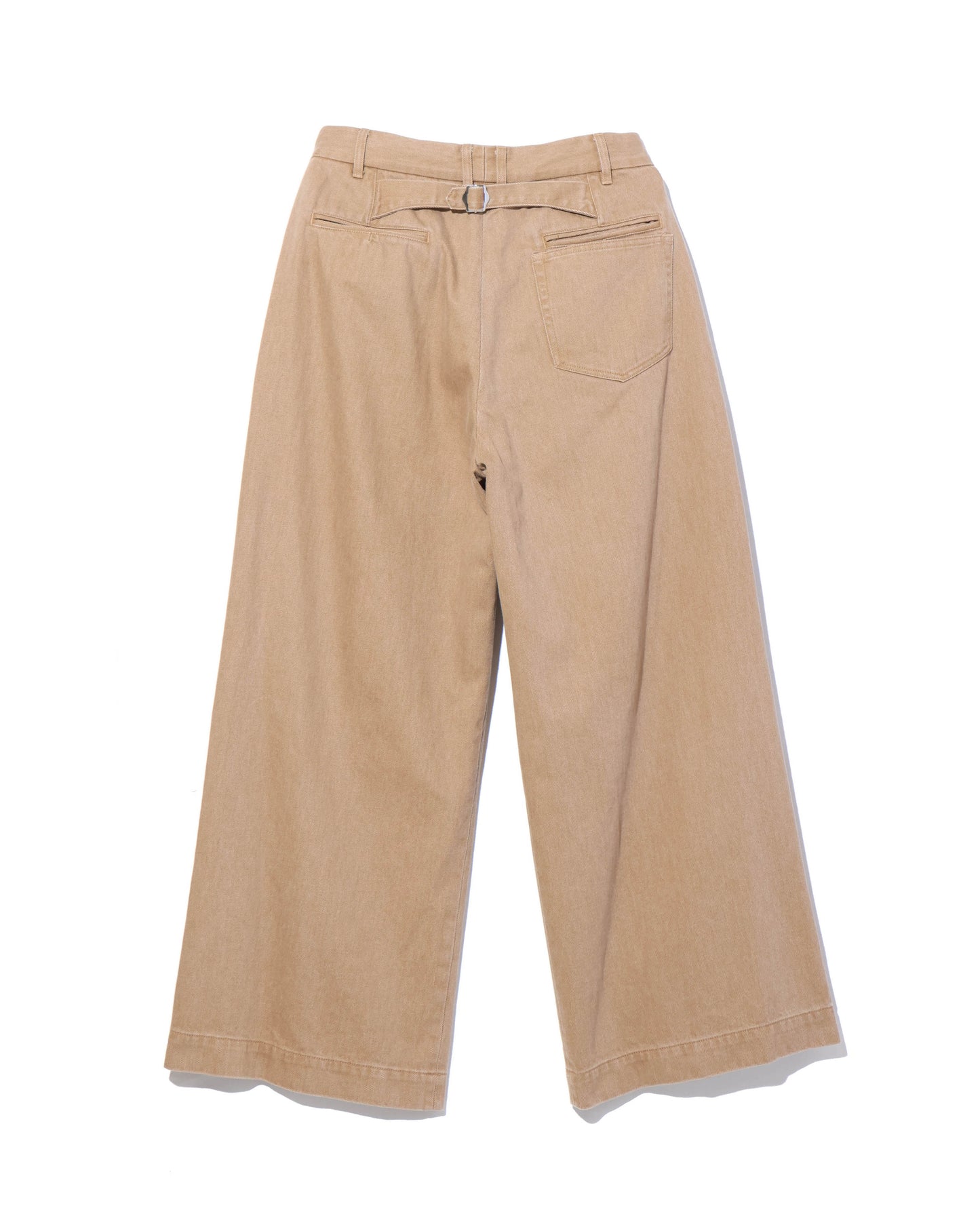 ”D” Buckle Super Wide Chino Pants