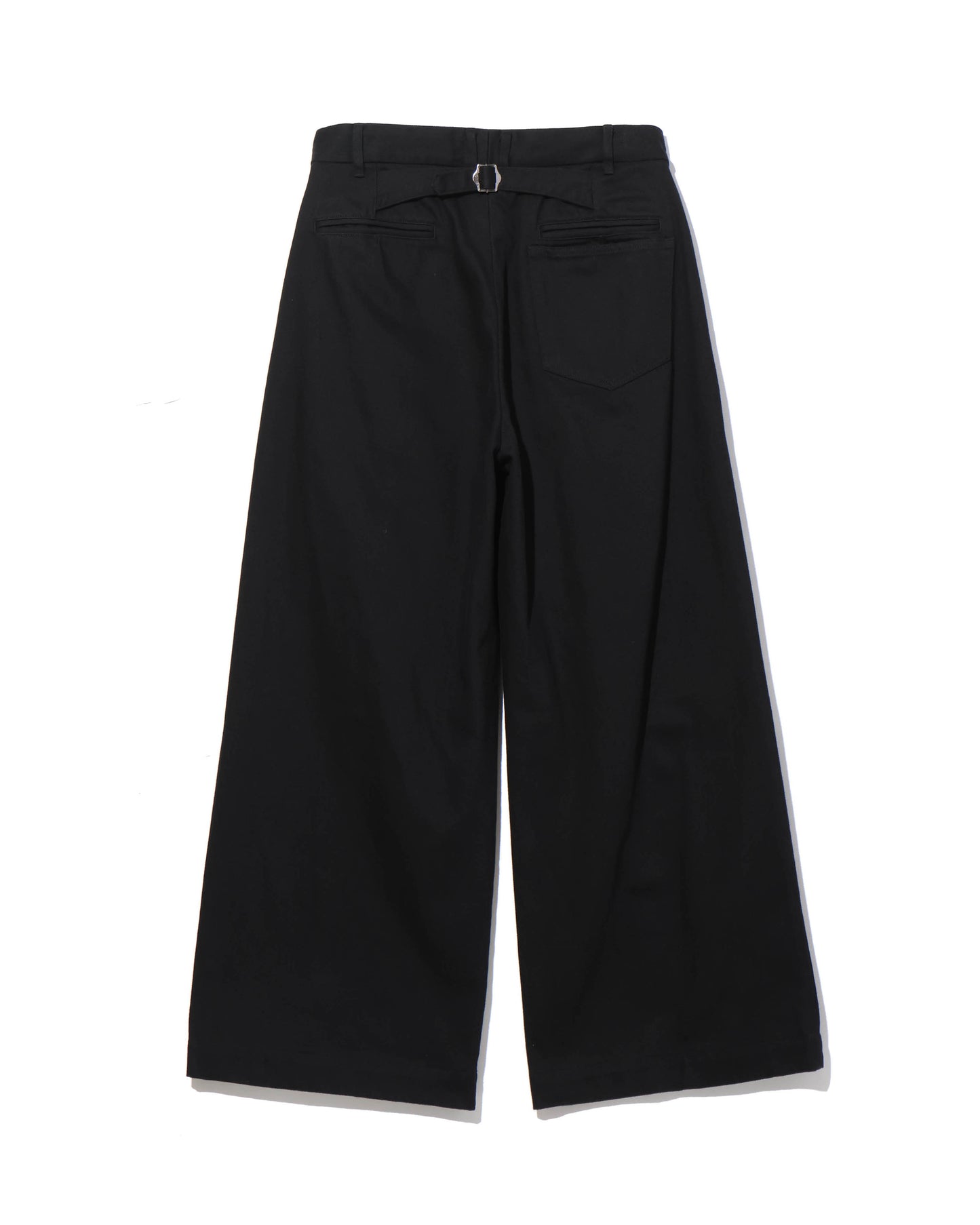 ”D” Buckle Super Wide Chino Pants