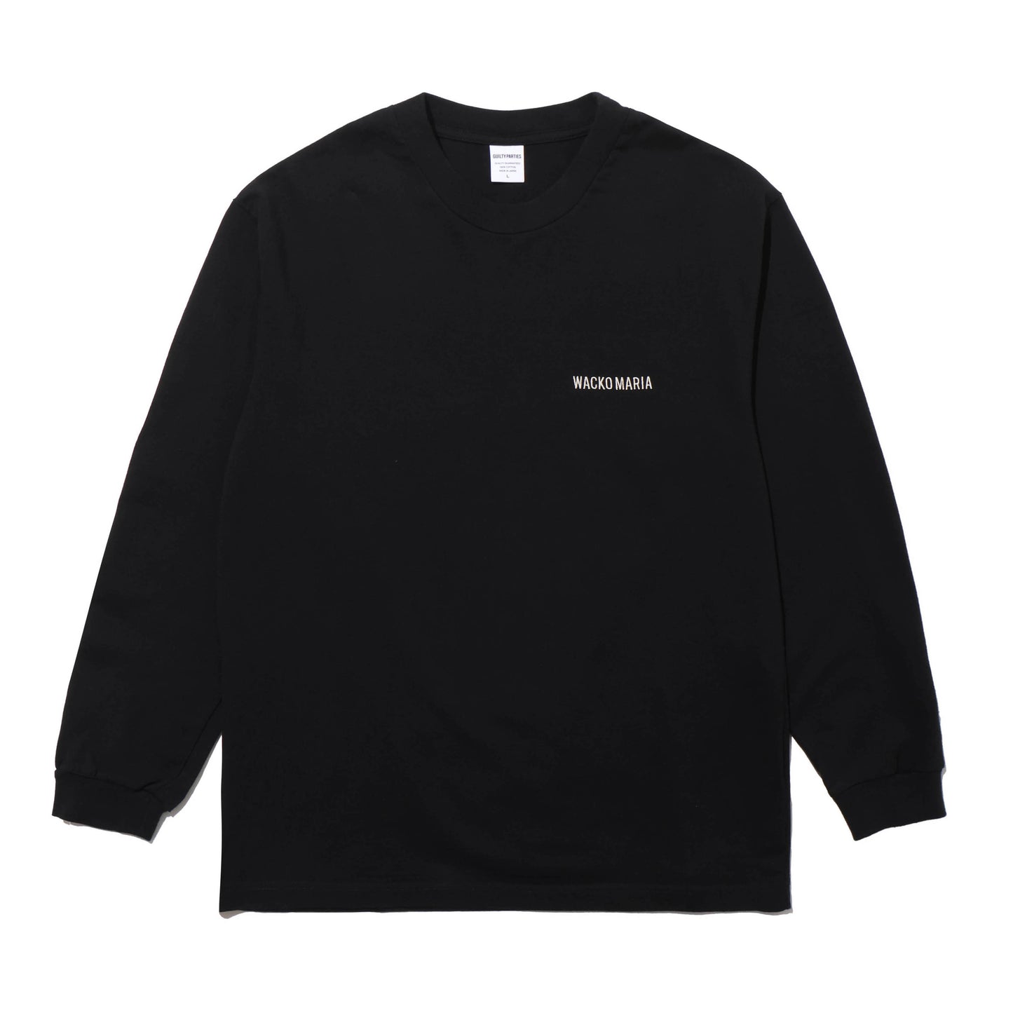 WASHED HEAVY WEIGHT CREW NECK LONG SLEEVE T-SHIRT