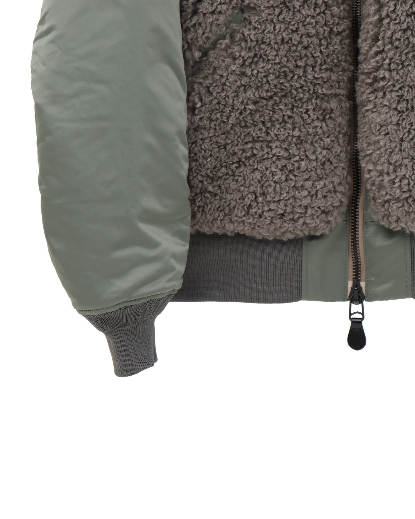 FAUX SHEARLING TYPE MA-1 JACKET 17533