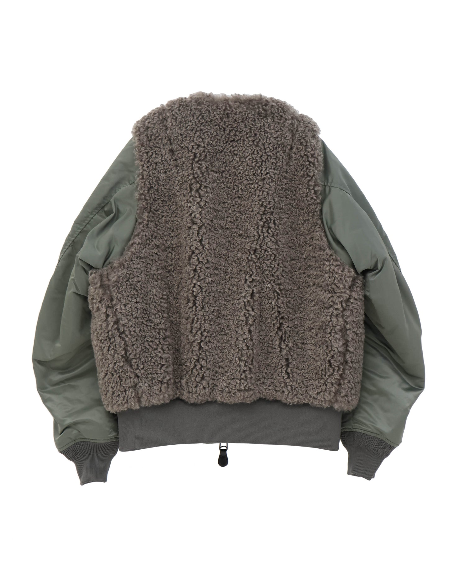 FAUX SHEARLING TYPE MA-1 JACKET 17533