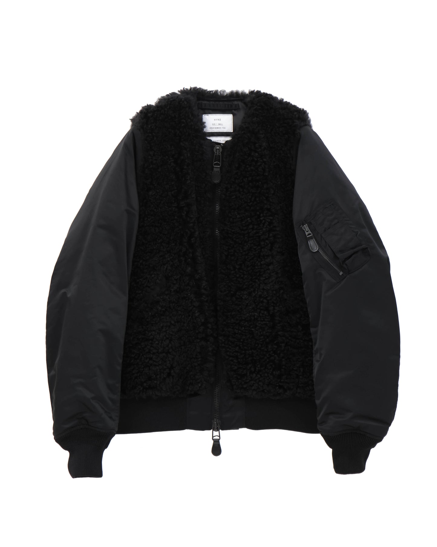 FAUX SHEARLING TYPE MA-1 JACKET 17533