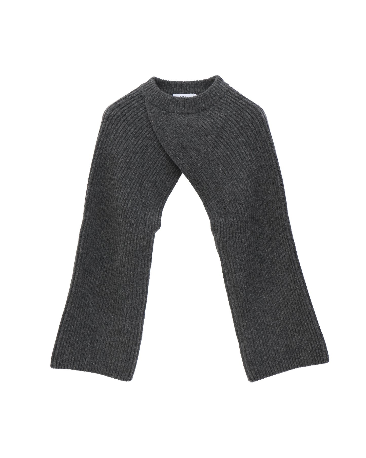 RIBBED KNIT WOOL SHRUG 11411