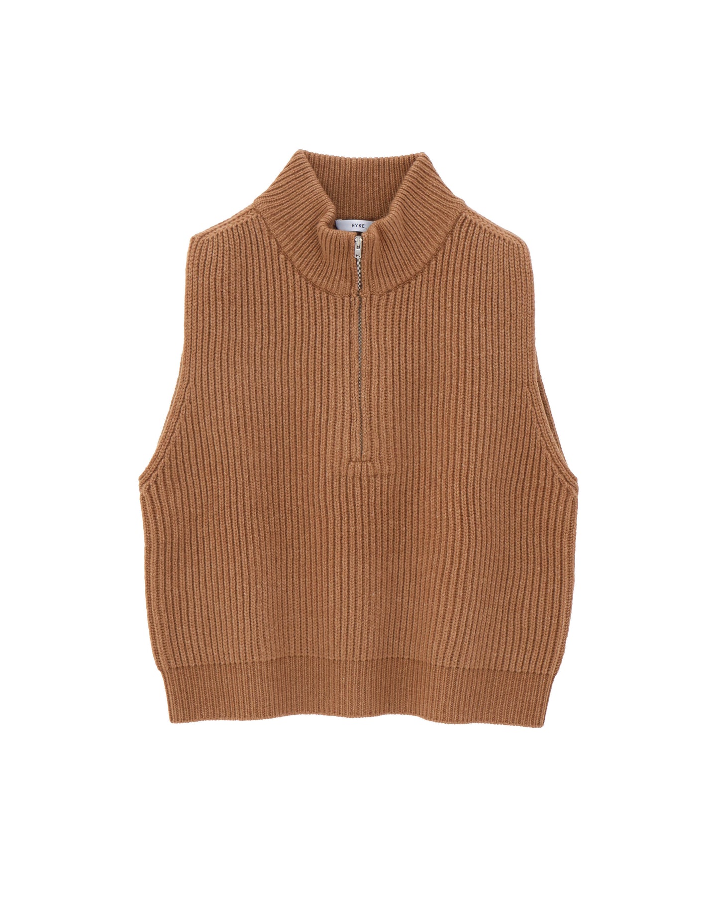 RIBBED KNIT WOOL VEST 11410