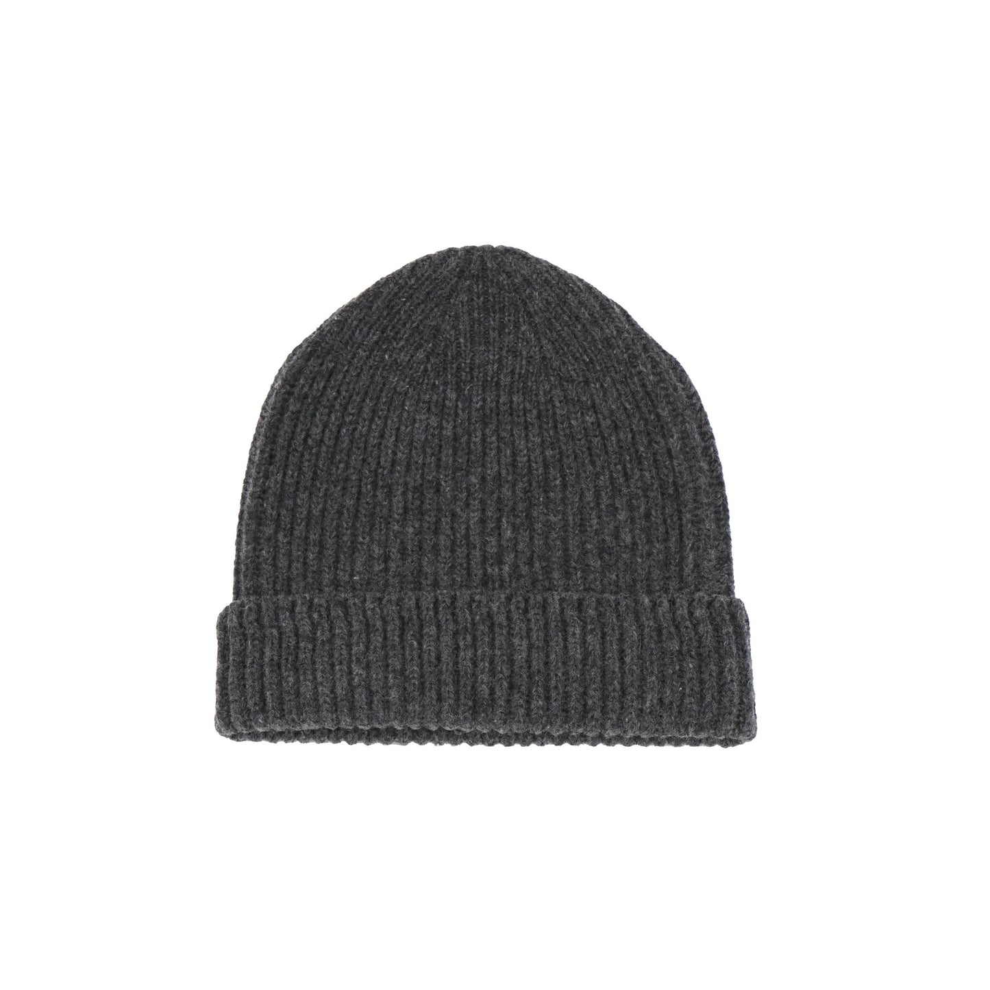RIBBED KNIT WOOL BEANIE 11415
