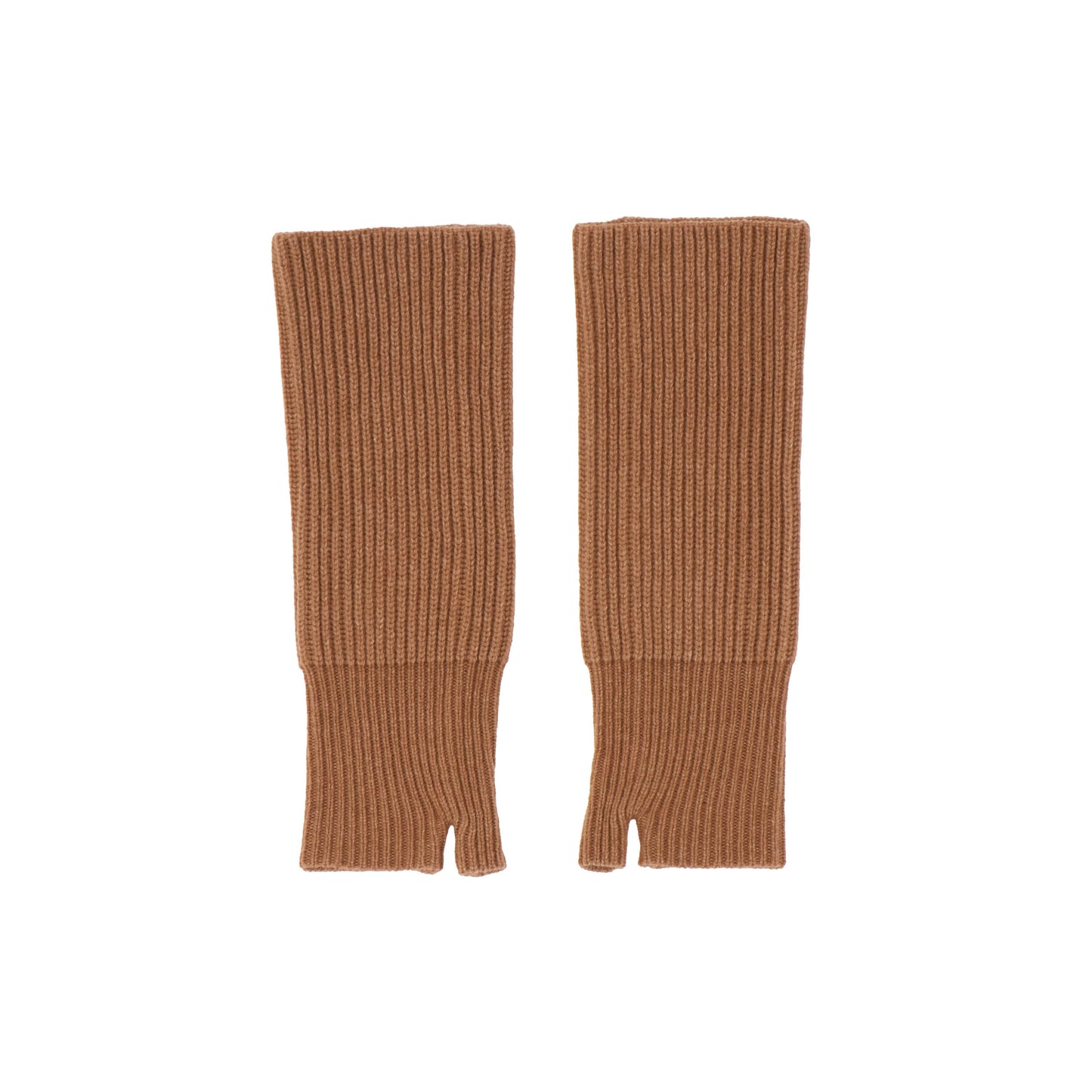 RIBBED KNIT WOOL ARM WARMERS 11414