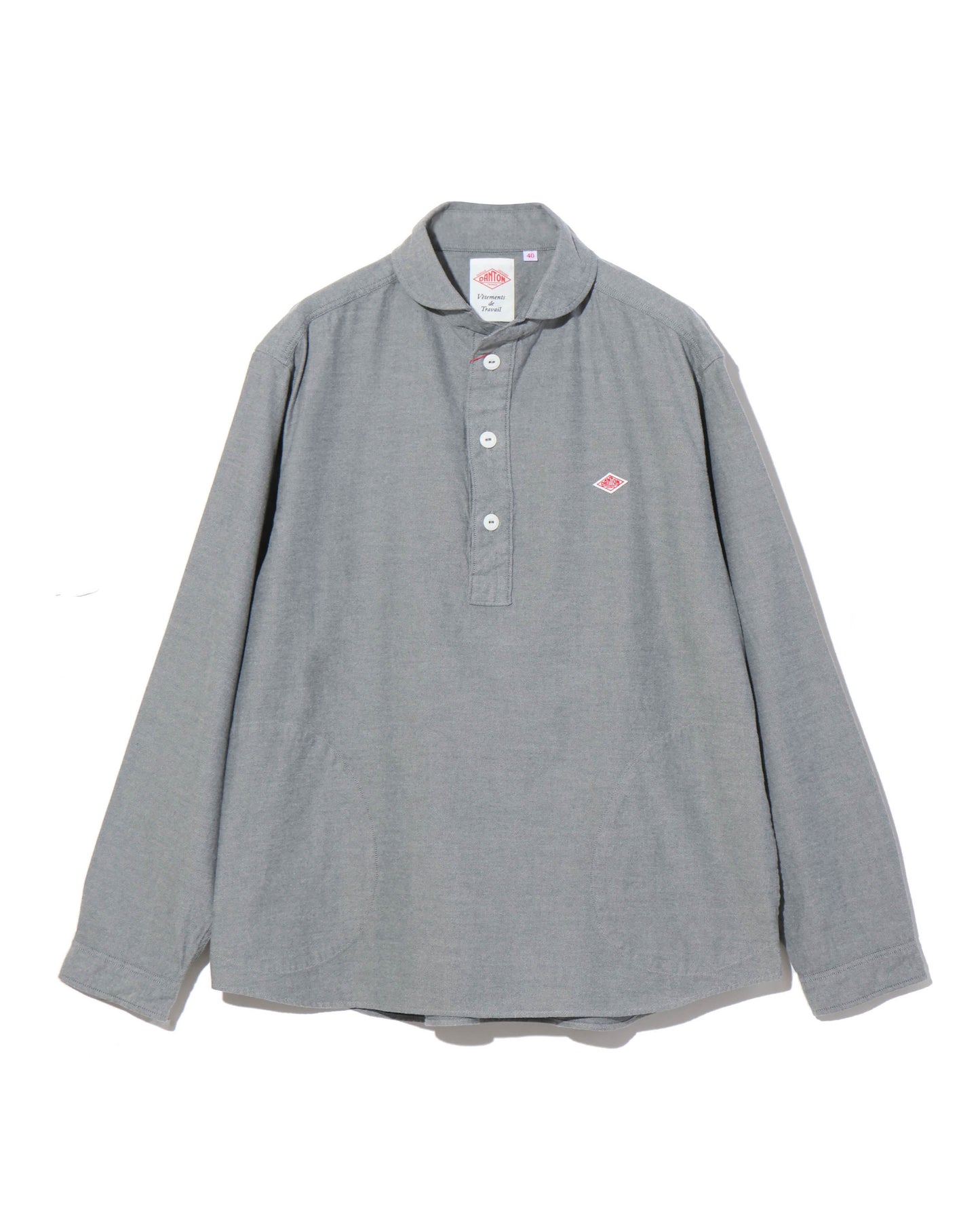 ROUND COLLAR P.O SHIRT L/S