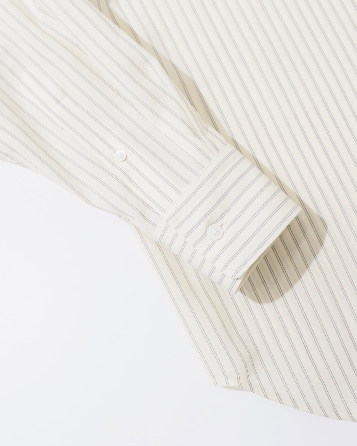 SUPER FINE WOOL STRIPE SHIRT